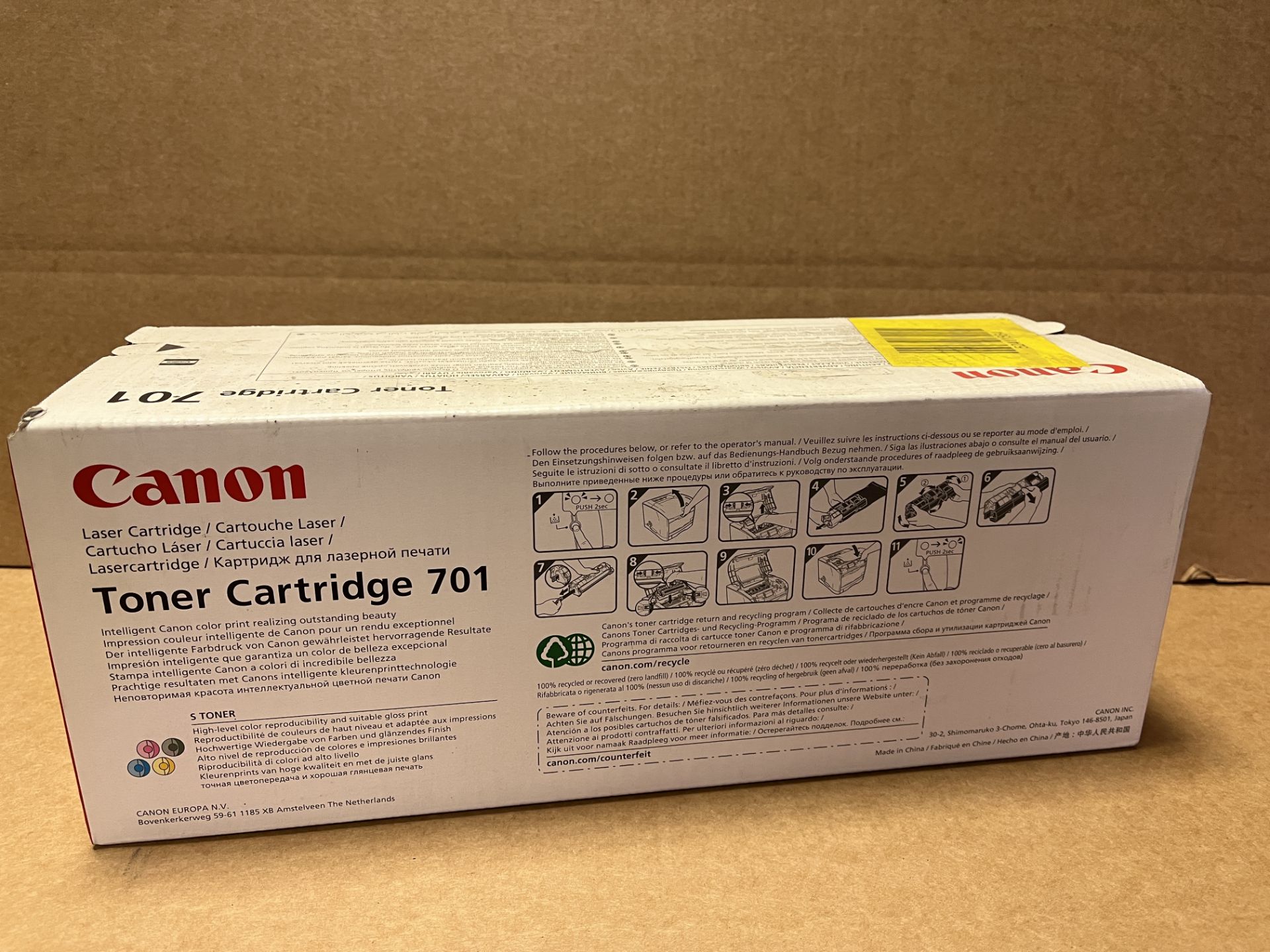 2 X BRAND NEW CANON LASER SHOT LBP-5200 YELLOW HIGH YIELD TONER RRP £169 EACH EBR