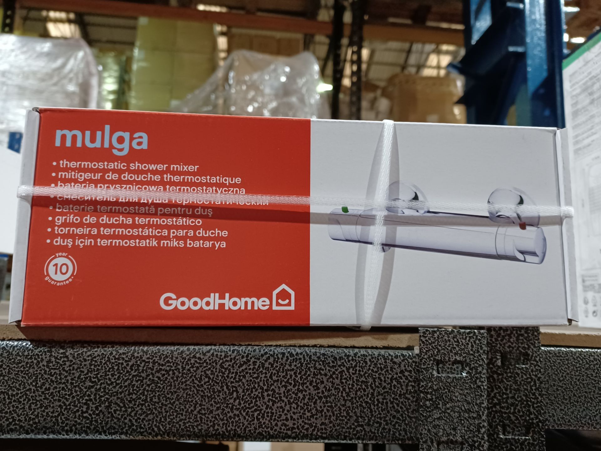 5 X GOODHOME MULGA EXPOSED THERMOSTATIC MIXER SHOWER VALVE FIXED CHROME RRP £50.00 EACH - PCK