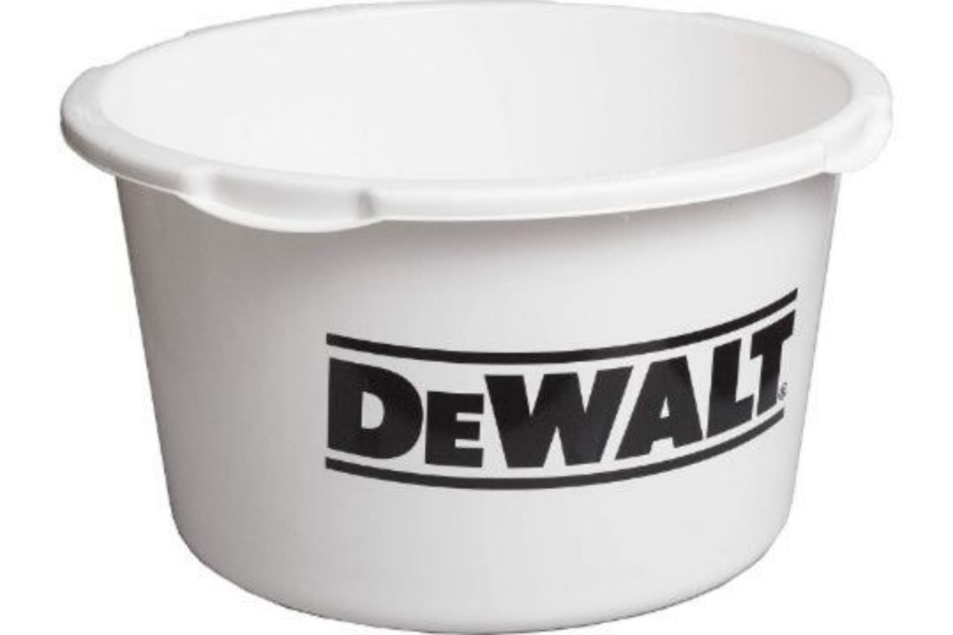 24 X BRAND NEW DEWALT WHITE 12L MIXING BUCKETS