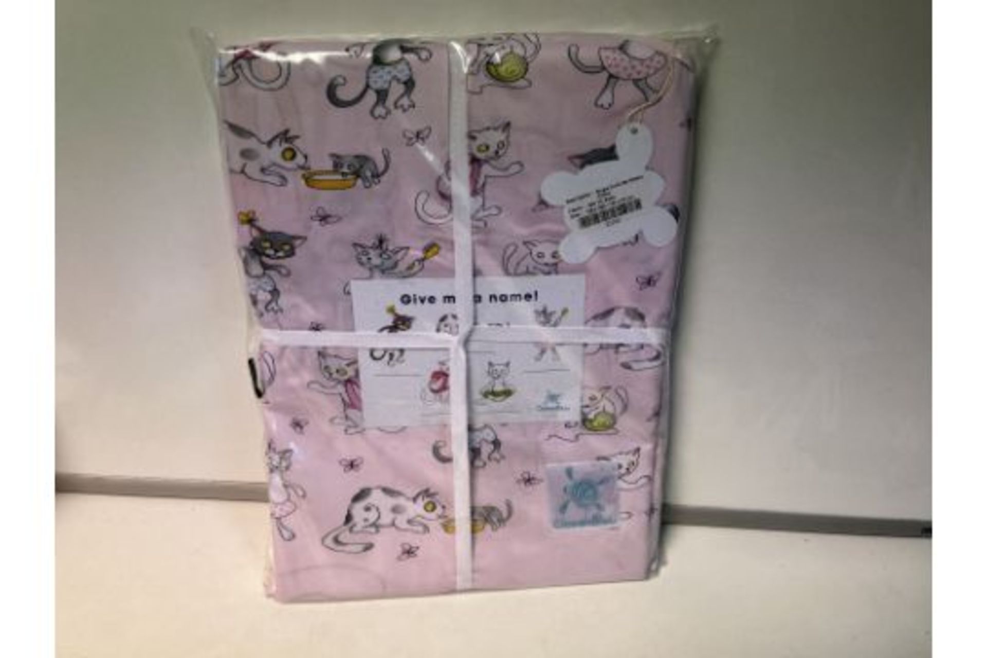 8 X BRAND NEW OCEANBLUU 100% ORAGNIC AND FAIRTRADE CERTIFIED SLEEPY KITTIES SINGLE DUVET SETS R4