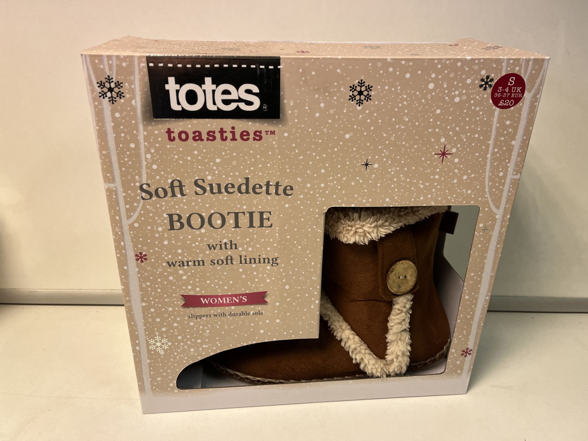 12 X BRAND NEW TOTES TOASTIES LADIES BOOT SLIPPERS TANRRP £26 EACH R6