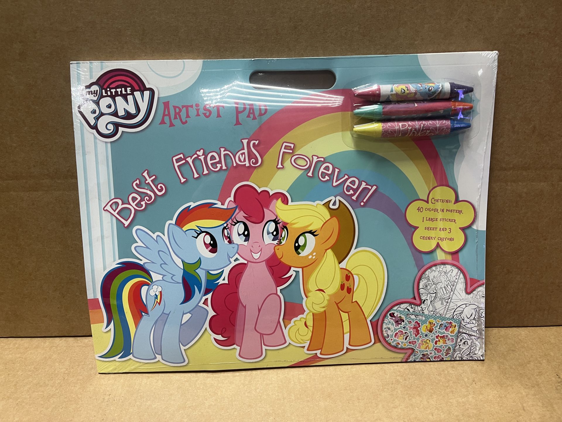 22 X BRAND NEW MY LITTLE PONY BEST FRIENDS FOREVER ARTIST PADS EBR