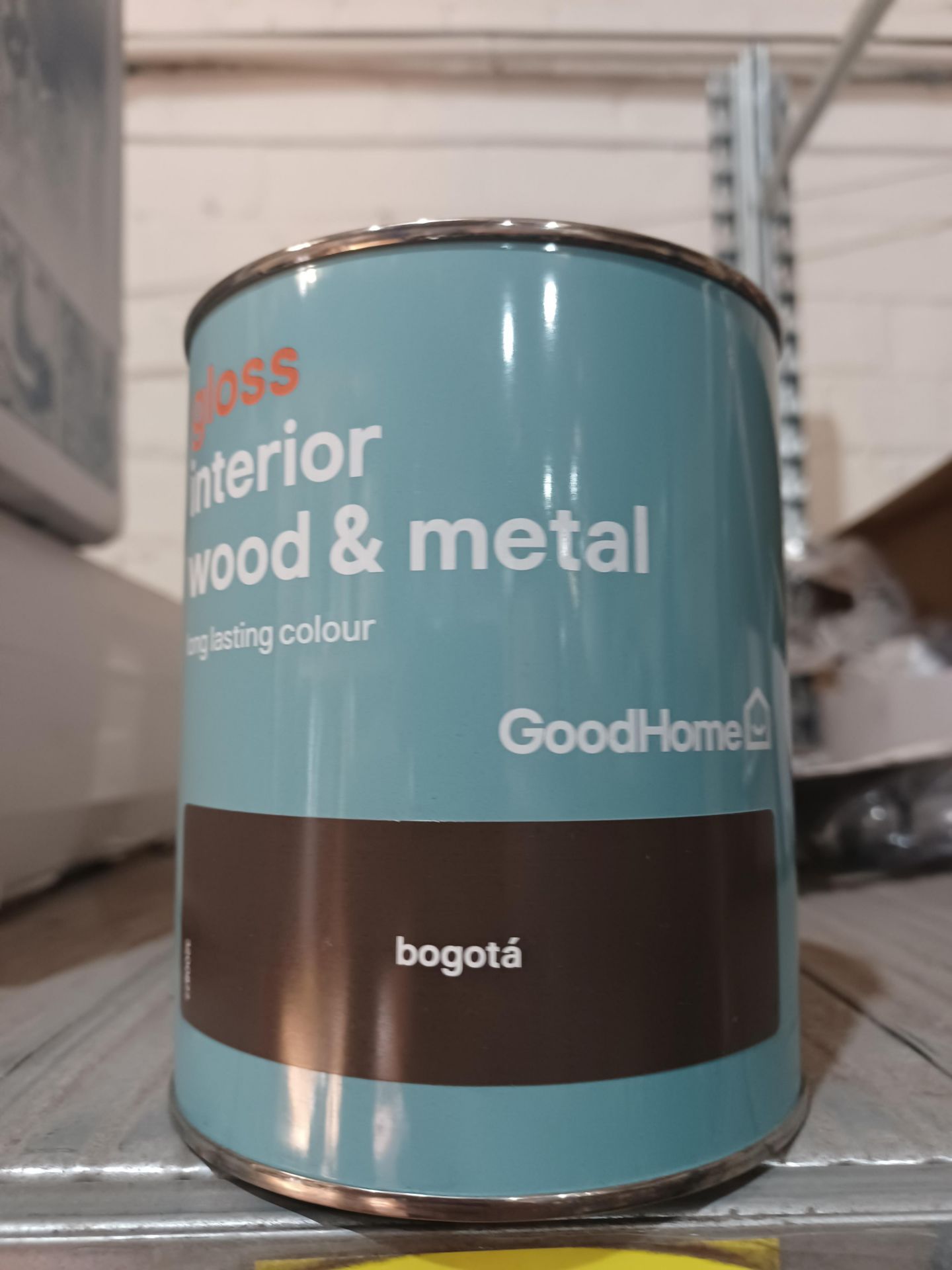 15 X GOODHOME BOGOTA GLOSS INTERIOR WOOD & METAL 750ML - BW