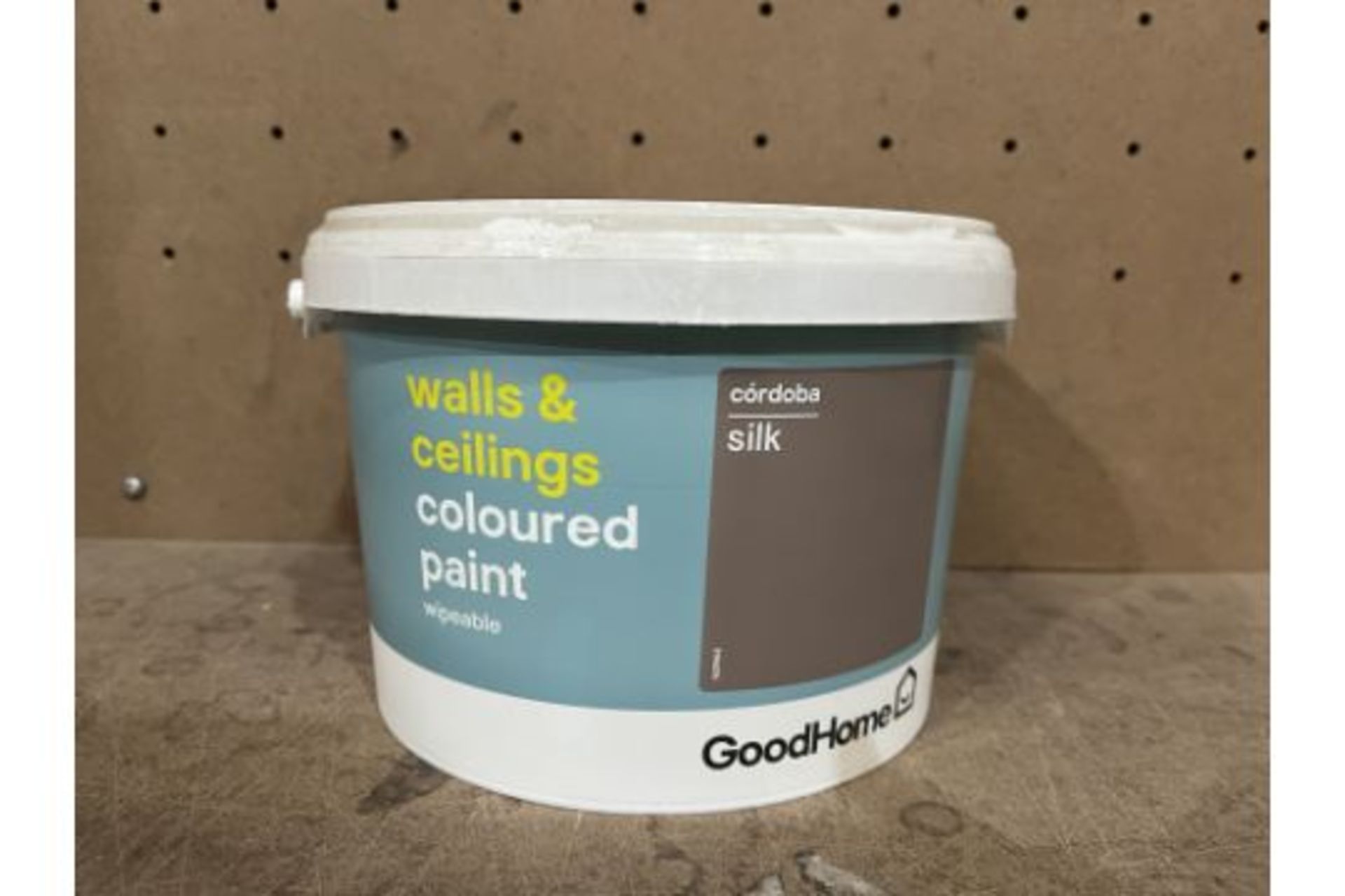 8 X BRAND NEW GOODHOME WALLS AND CEILINGS CORDOBA SILK EMULSION PAINT 2.5L PCK