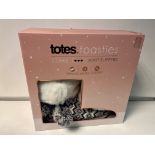 10 X BRAND NEW TOTES TOASTIES LOVELY BOOT SLIPPERS IN VARIOUS SIZES RRP £26 EACH R5