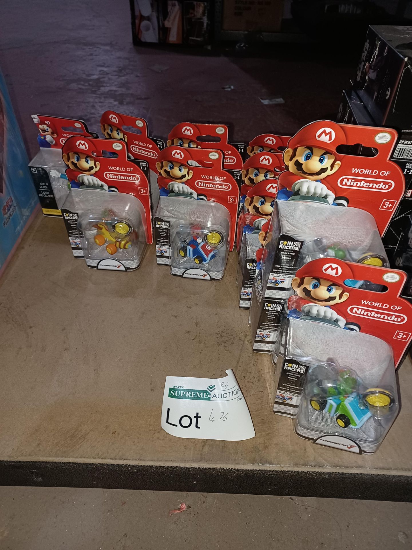 11 X SUPER MARIO FIGURES COIN RACERS - PCK