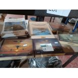 8 X MIXED LOT OF RULEBOOKS FROM WARLORD GAMES & BLOOD RED SKIES PLANE FIGURES - PCK