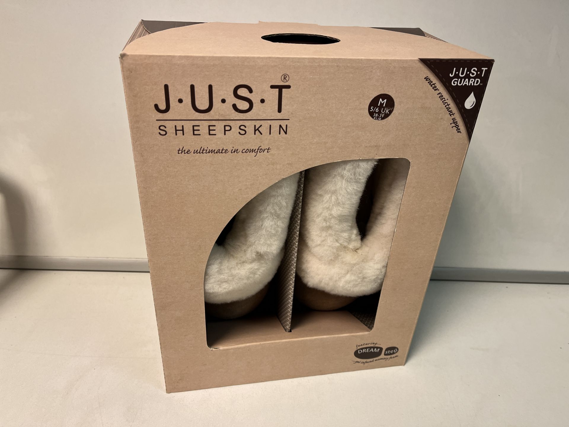 5 X BRAND NEW TOTES JUST SHEEPSKIN LADIES CLASSIC SLIPPERS SIZE MEDIUM RRP £65 EACH R6