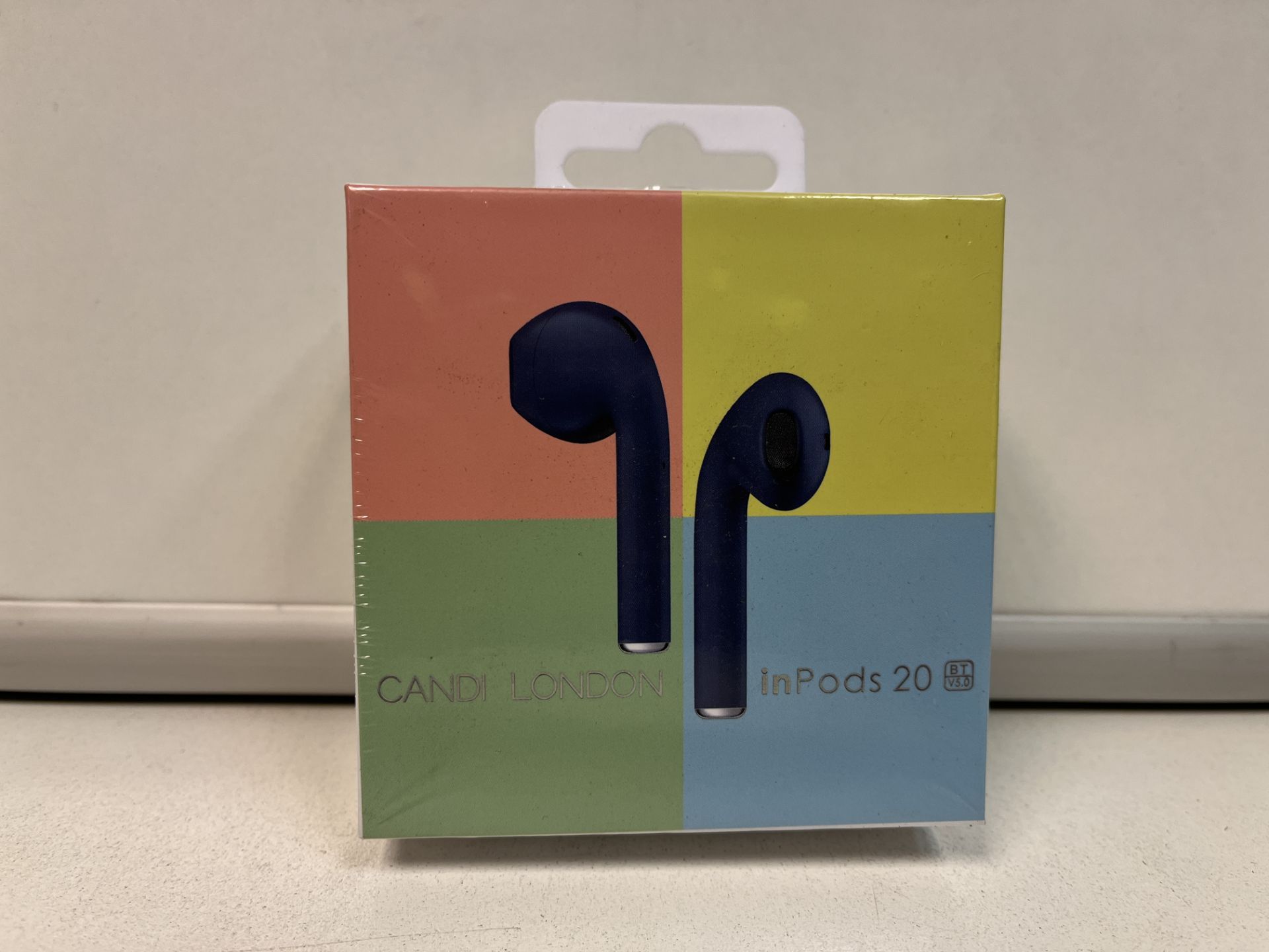 8 X BRAND NEW CANDI LONDON INPODS 20 NAVY EARPODS