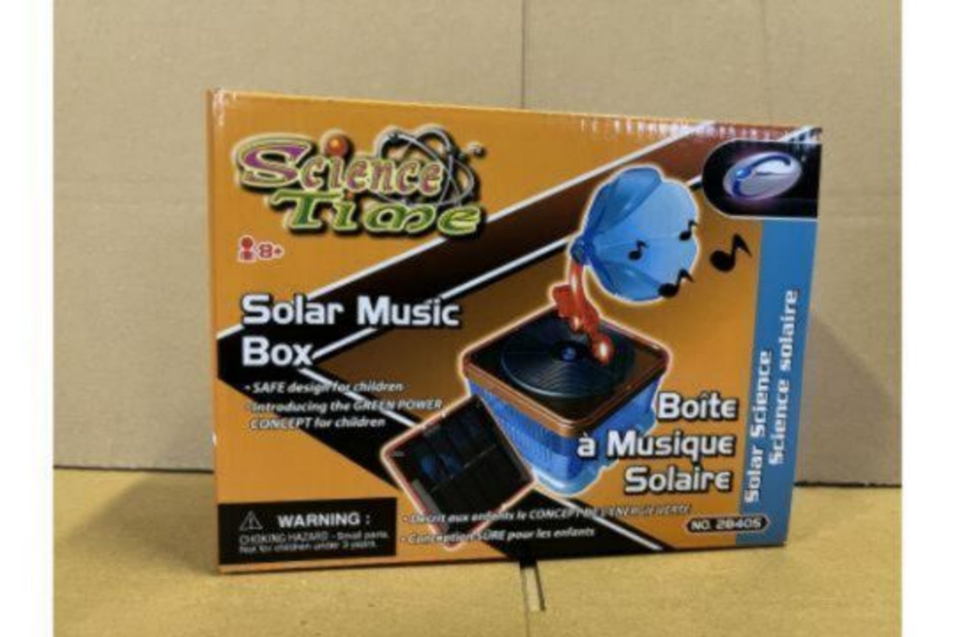 24 X BRAND NEW SCIENCE TIME EDUCATIONAL SOLAR MUSIC BOX TOYS S1P