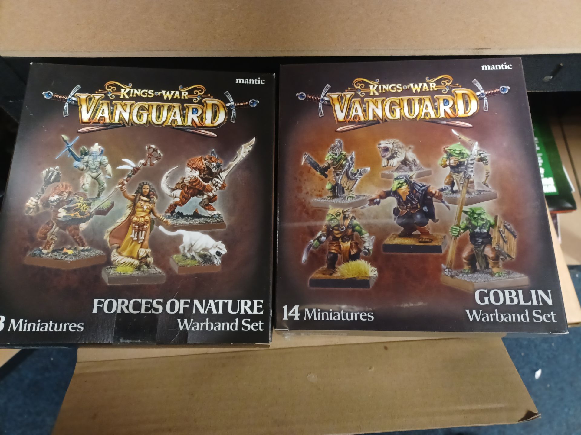 5 X KINGS OF WAR VANGUARD COMPLETE SETS, TO INCLUDE TRIDENT REALM, NORTHERN ALLIANCE,