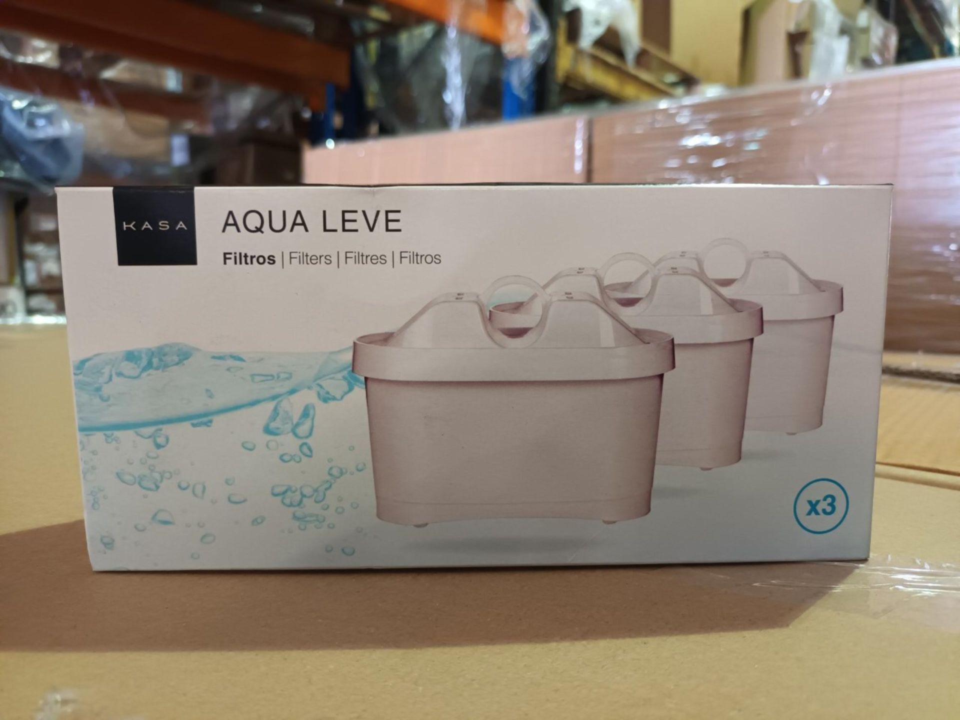 72 x New Boxed Single Kasa Aqua Leve Water Filters. Suitable For Most Modern Water Jugs Including: