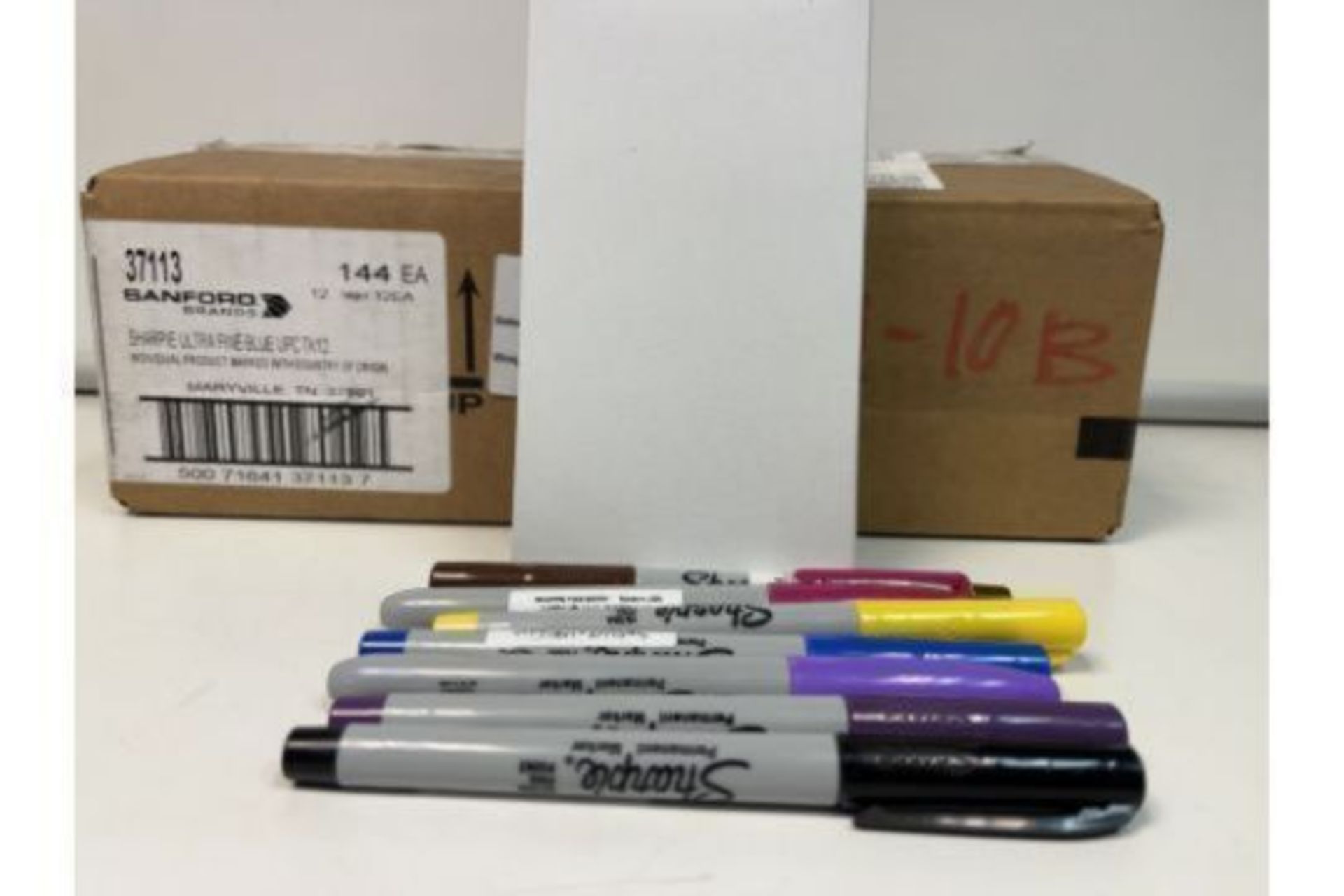 144 X BRAND NEW ASSORTED SHARPIE PENS (COLOURS MAY VARY)