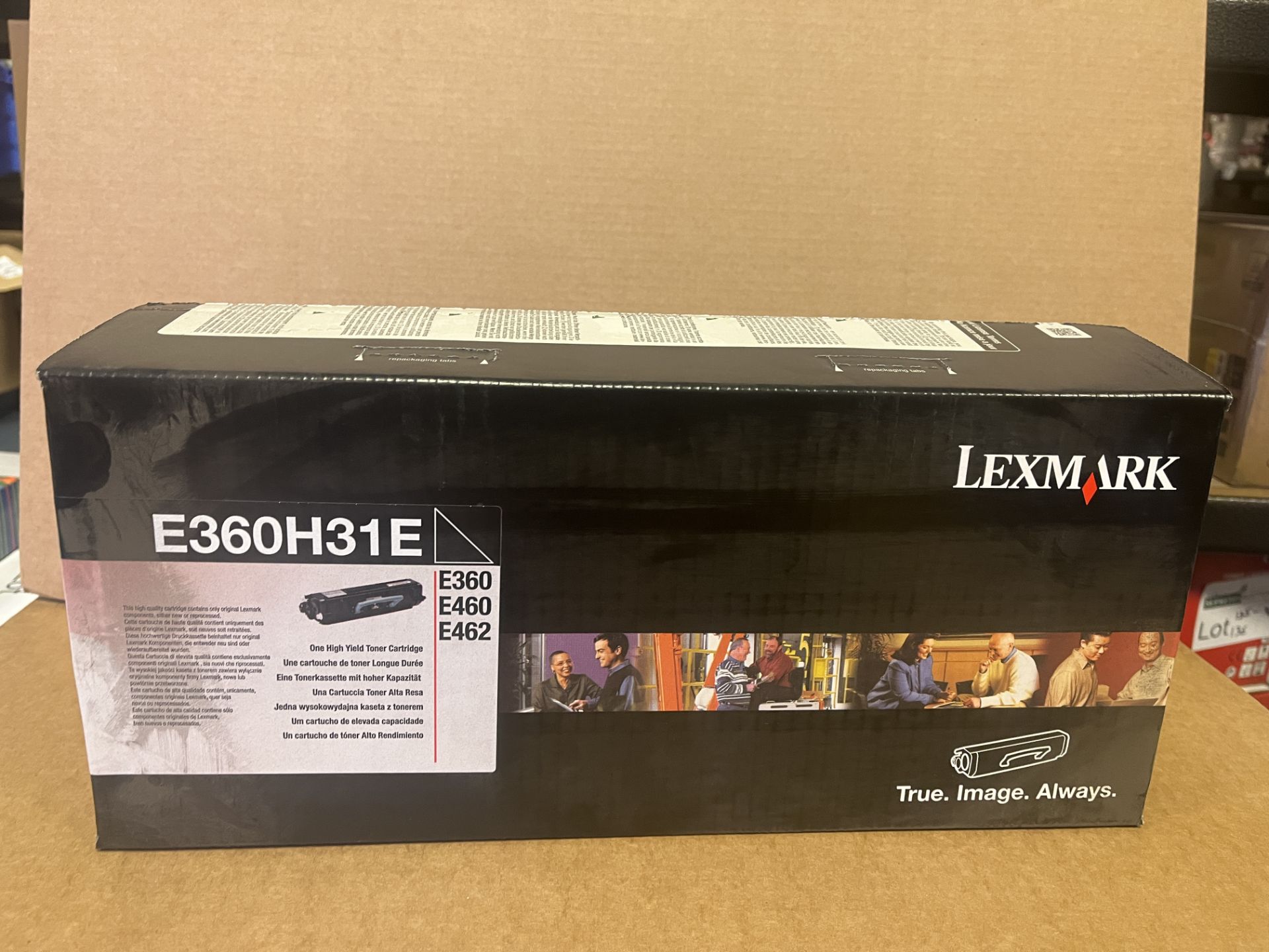 BRAND NEW LEXMARK CORPORATE BLACK RETURN PROGRAMME TONER 0E360H31E RRP £320