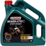 8 X BRAND NEW CASTROL MAGNATEC STOP START FULLY SYNTHETIC OIL 5W-30 4 LITRE (ROW10)