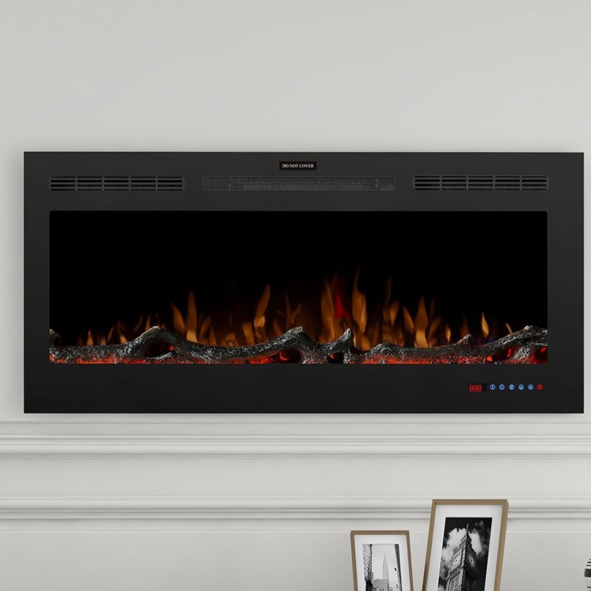 Belfry Heating Olive Recessed Wall Mounted Electric Fire RRP £504.23 (WAY1)