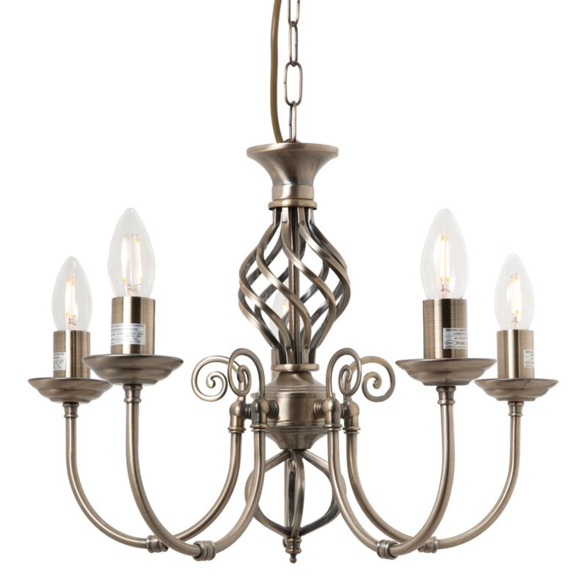 Marlow Home Co. Reynal 5-Light Candle Style Chandelier RRP £67.99 (WAY2)