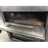 Large double pizza oven