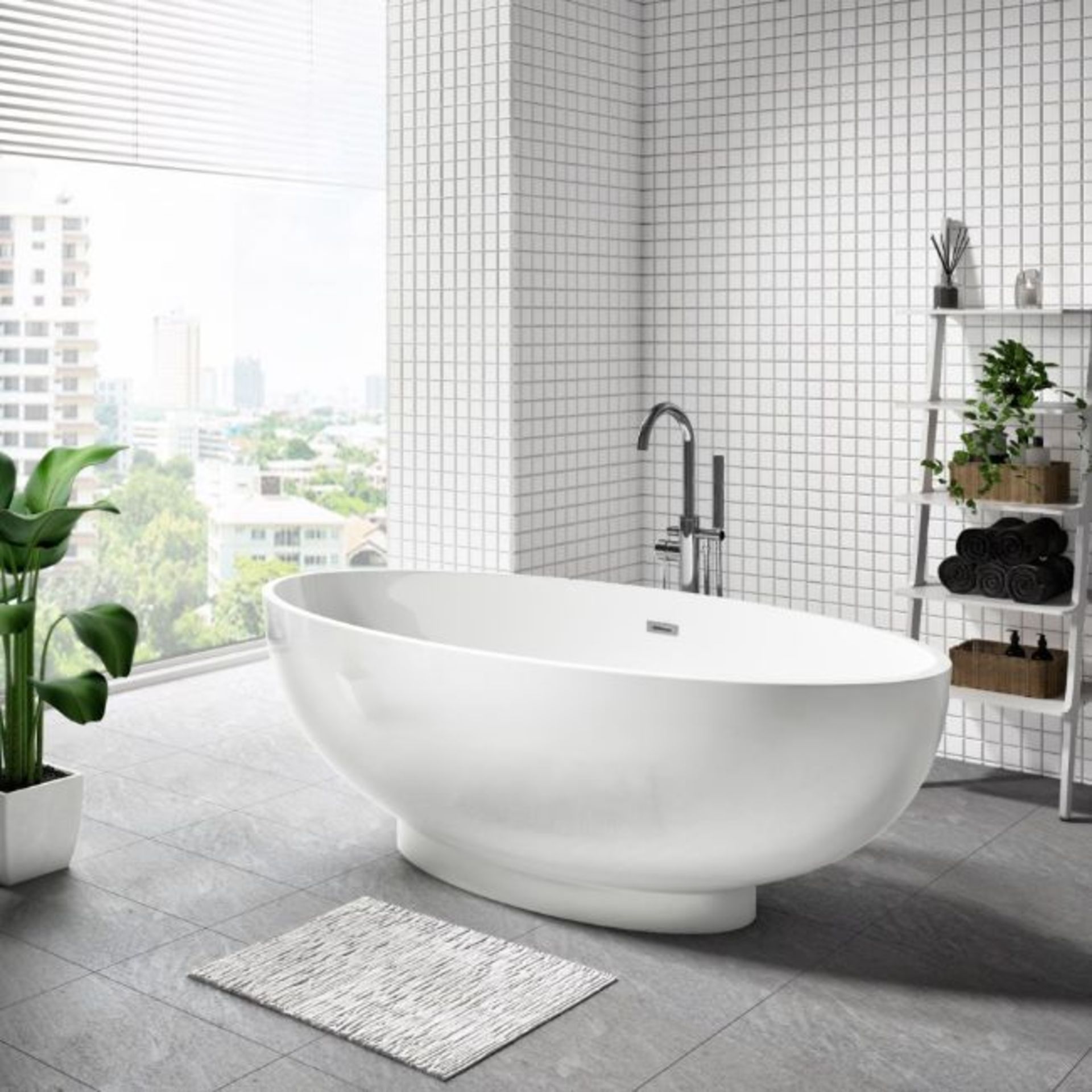 NEW (Z4) 1800x800mm Oval Bath. RRP £2,999.As a result of thorough design Moods delivers a quality