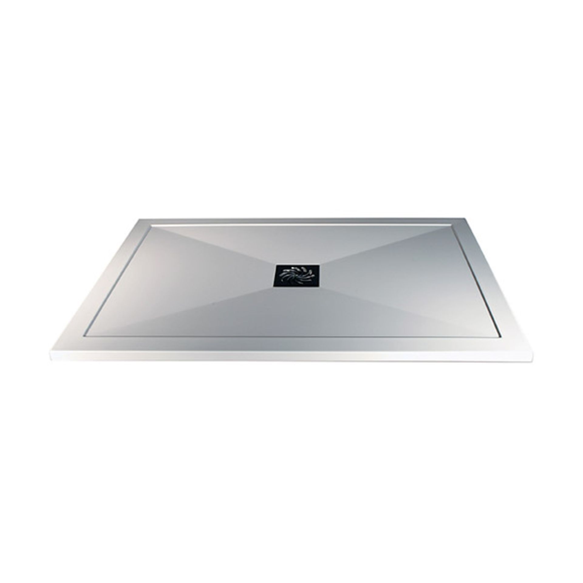 (61T) 1400x800mm Rectangular Ultra Slim Stone Shower Tray. Low profile ultra slim design Gel