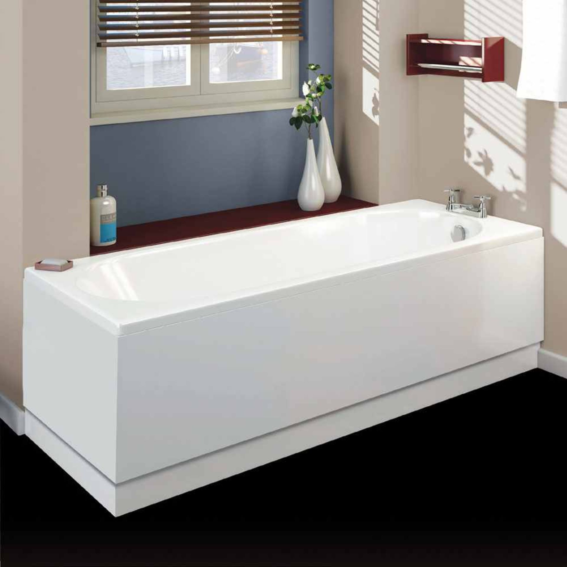 NEW (Z33) Gloss White 1700mm Bath Front Panel. RRP £109.99. Even though this bath panel is 1700mm