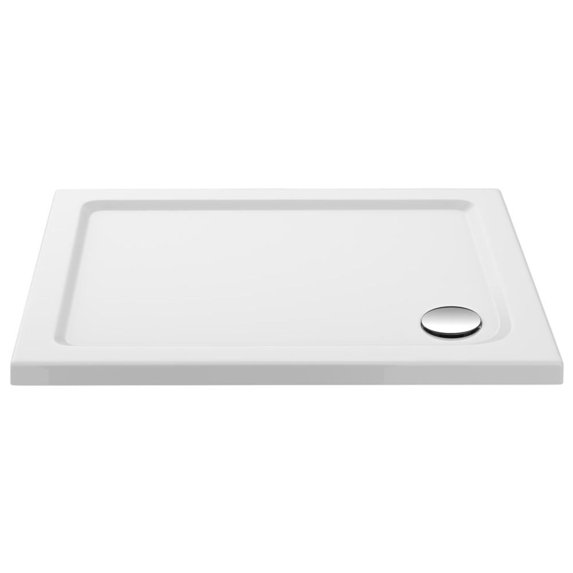 (EE44) New Stone Rectangular Shower Tray. 1200x800mm. RRP £245.00.