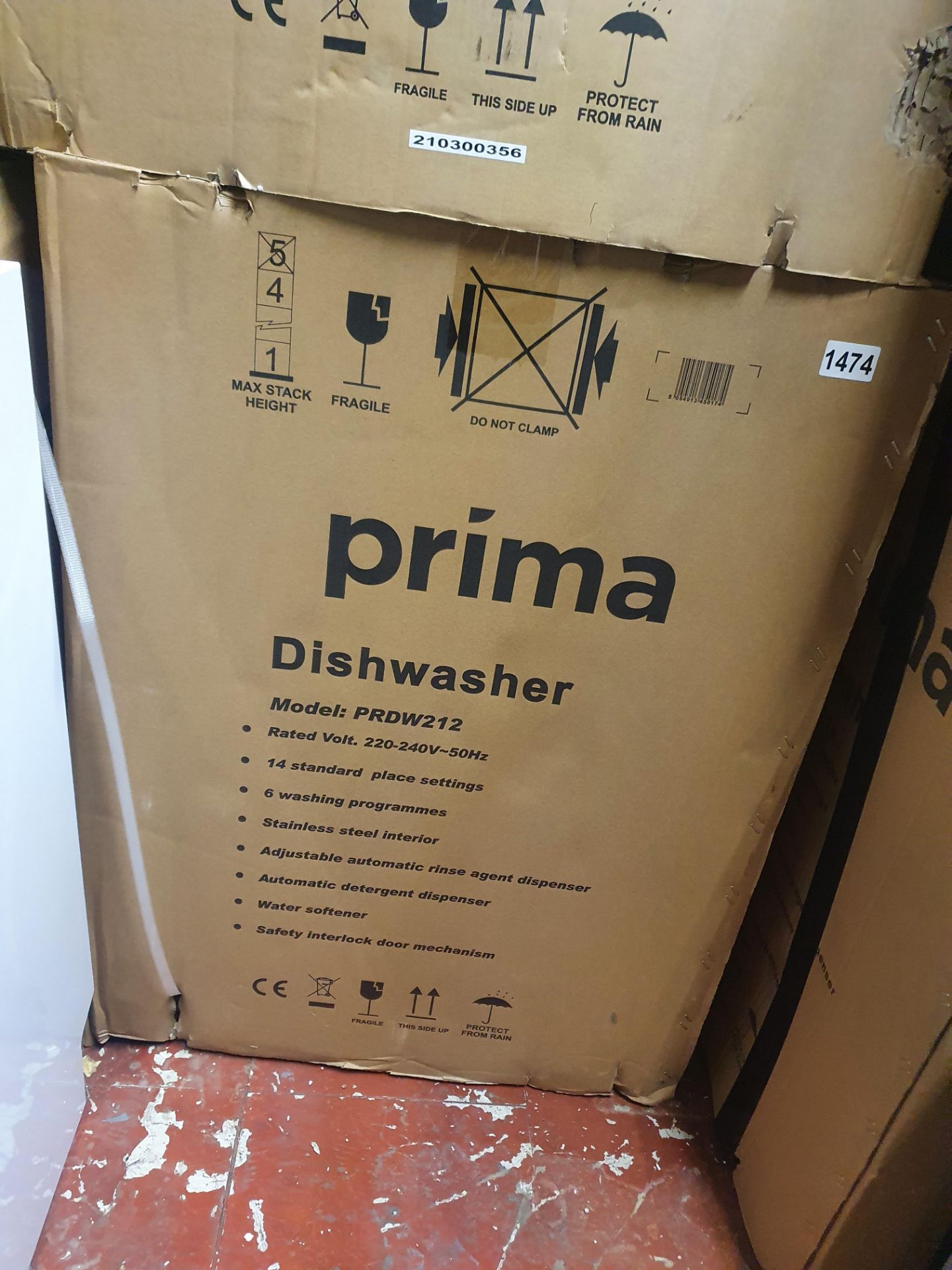 Prima Fully Intergrate 14 Place Dishwasher - PRDW212 RRP £336