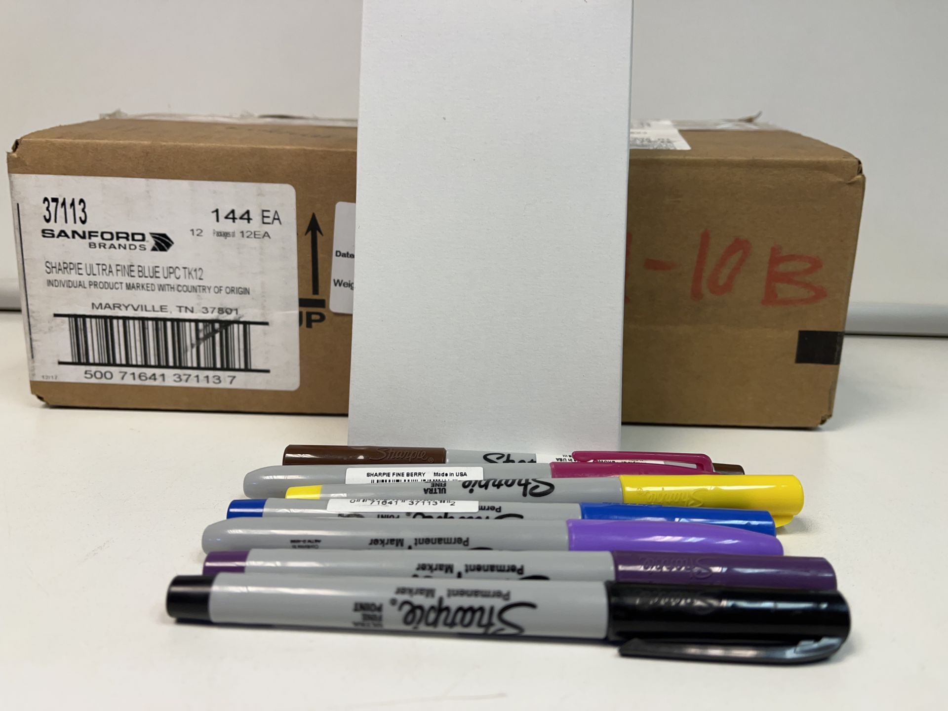 144 X BRAND NEW SHARPIE FINE PURPLE MARKER PENS