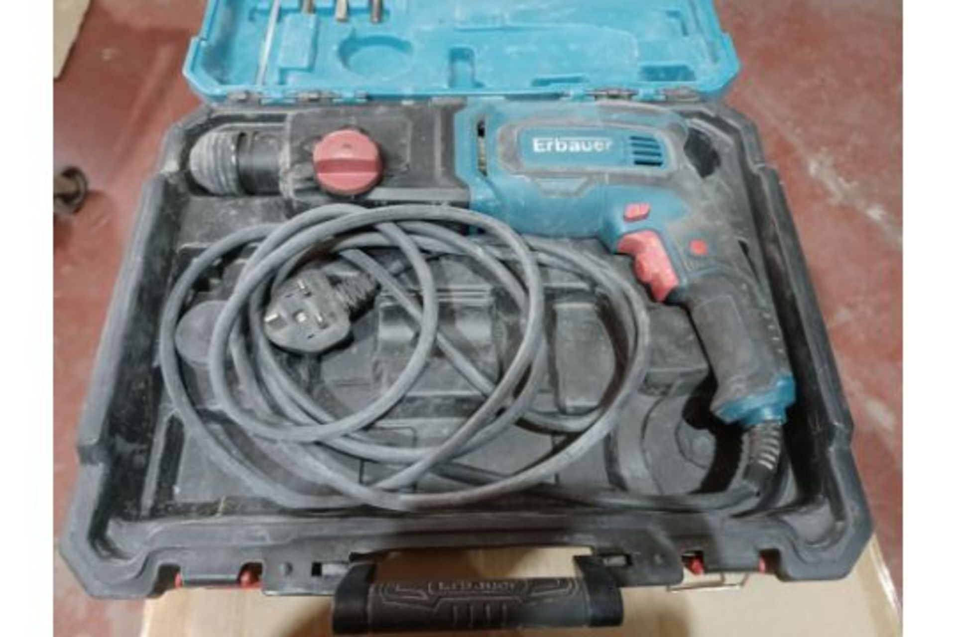 ERBAEUR ERH750 3.4KG ELECTRIC SDS PLUS DRILL 220-240V WITH CARRY CASE - BW