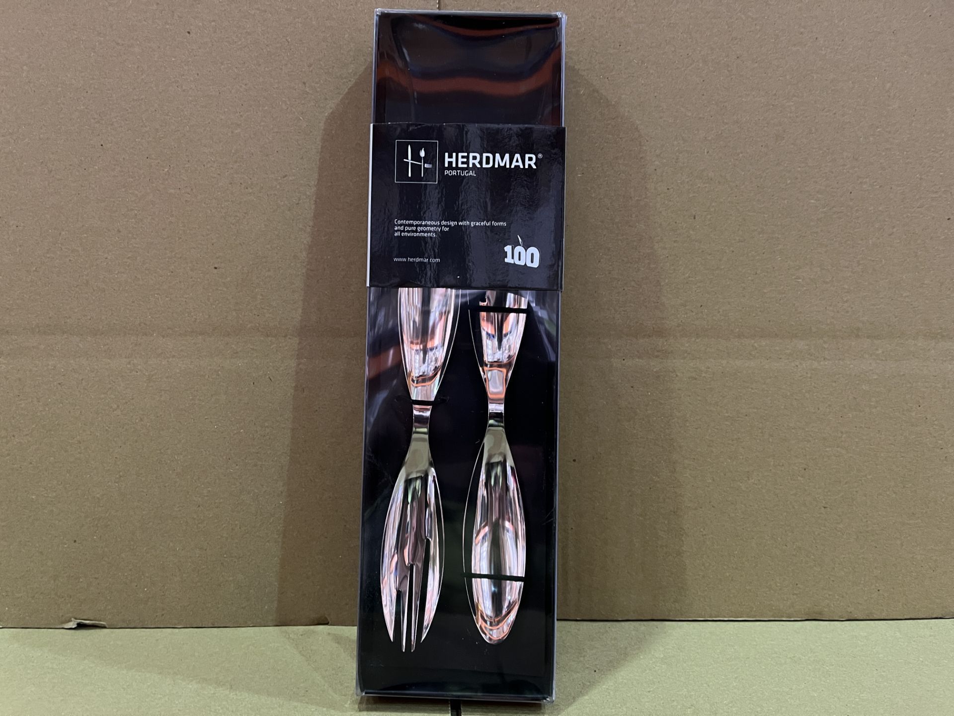 25 X BRAND NEW HERDMAR PORTUGAL CONTEMPORY DESIGN FORK AND SPOON SETS R15