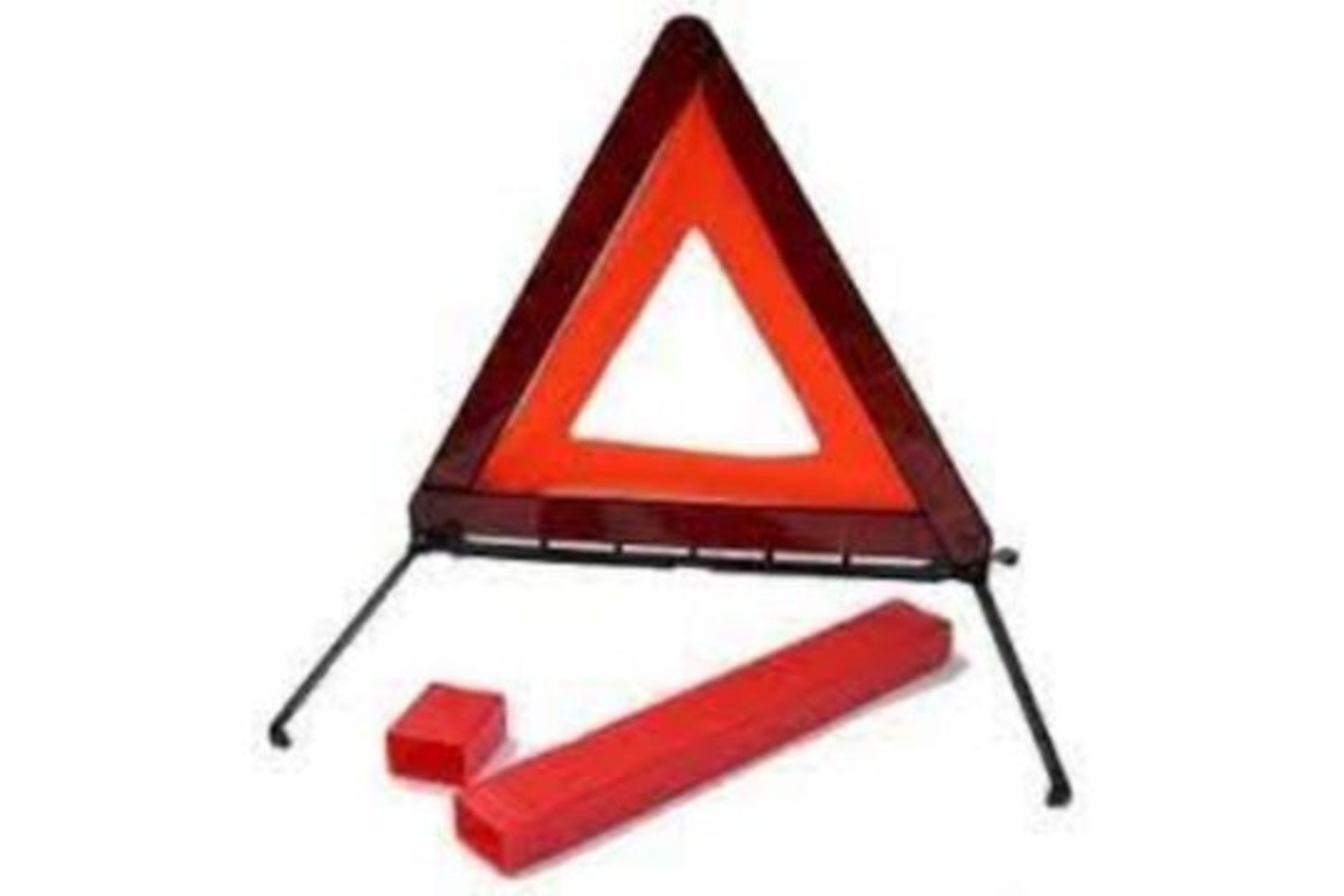 60 X NEW BOXED AUTO-CARE WARNING TRIANGLES. RRP £15 EACH (ROW4)