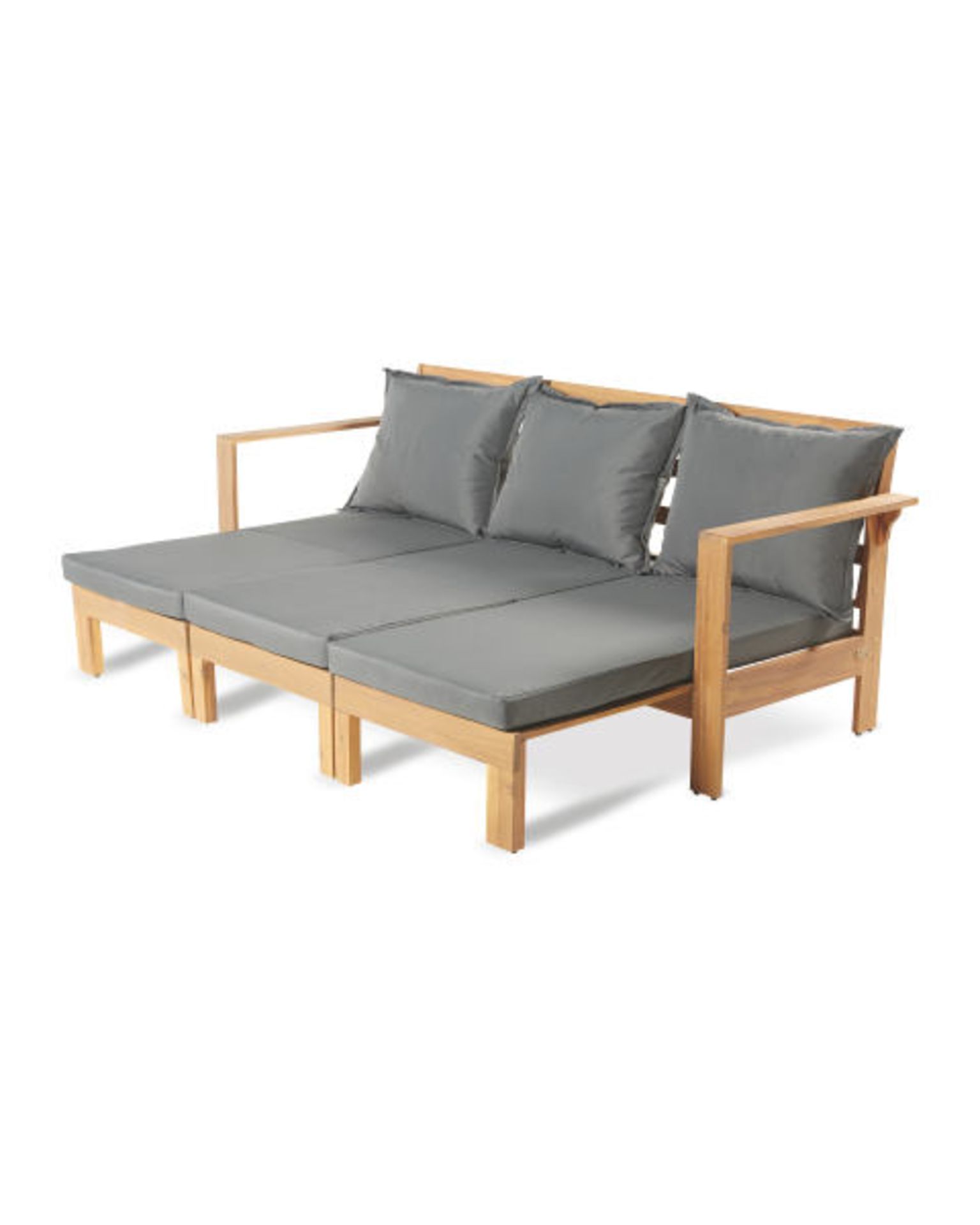 *LATE ADDED LOT* Luxury Wooden Garden Day Bed. Create a place of outdoor comfort with this stylish - Image 2 of 3