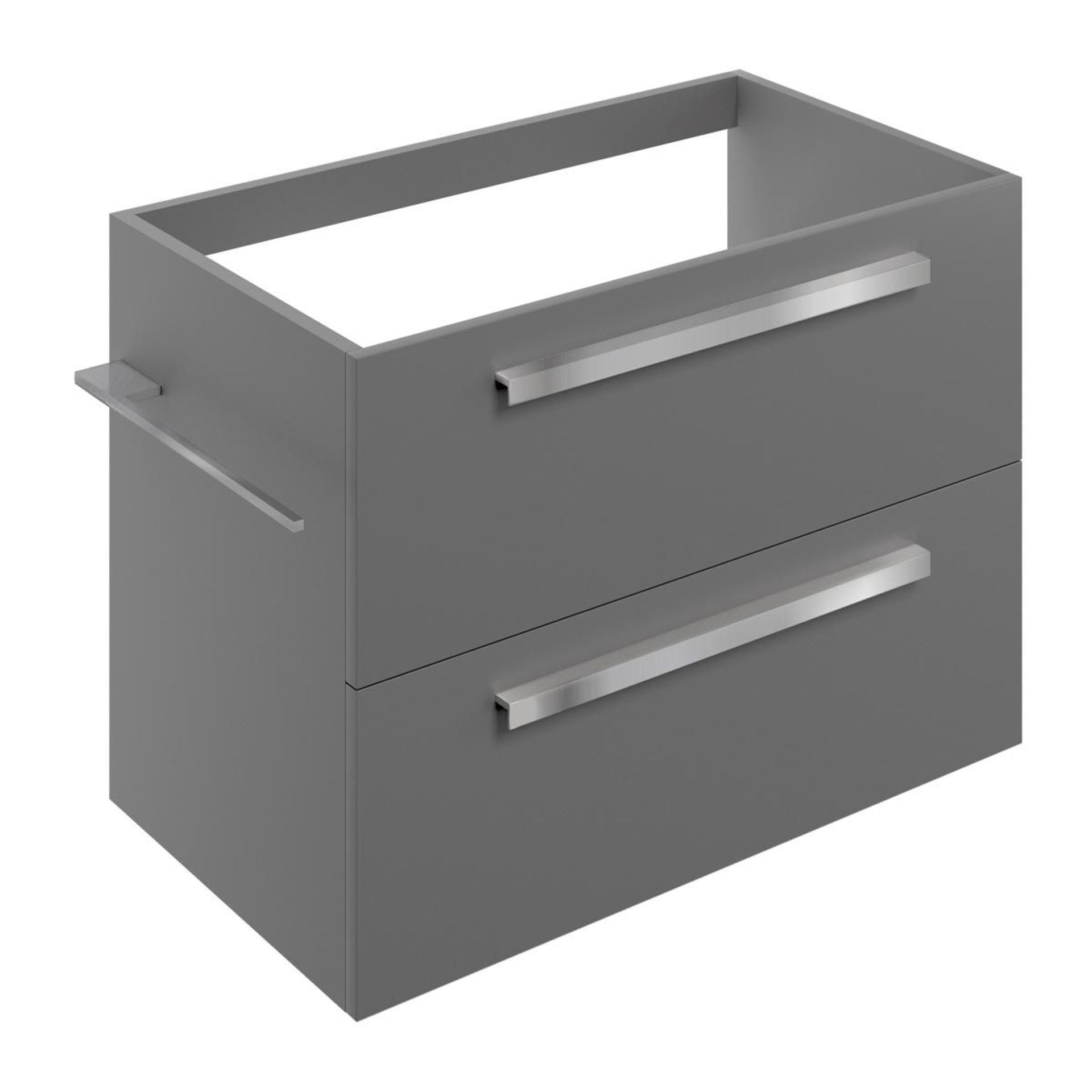 (AX17) New Morina Wall Hung Vanity Unit 800 Matt Urban Grey. RRP £255.00 Morina has contemporary