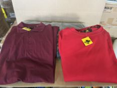 25 PIECE BEAR WORKWEAR PREMIUM LOT INCLUDING POLO AND SWEATERS (SIZES MAY VARY) R15