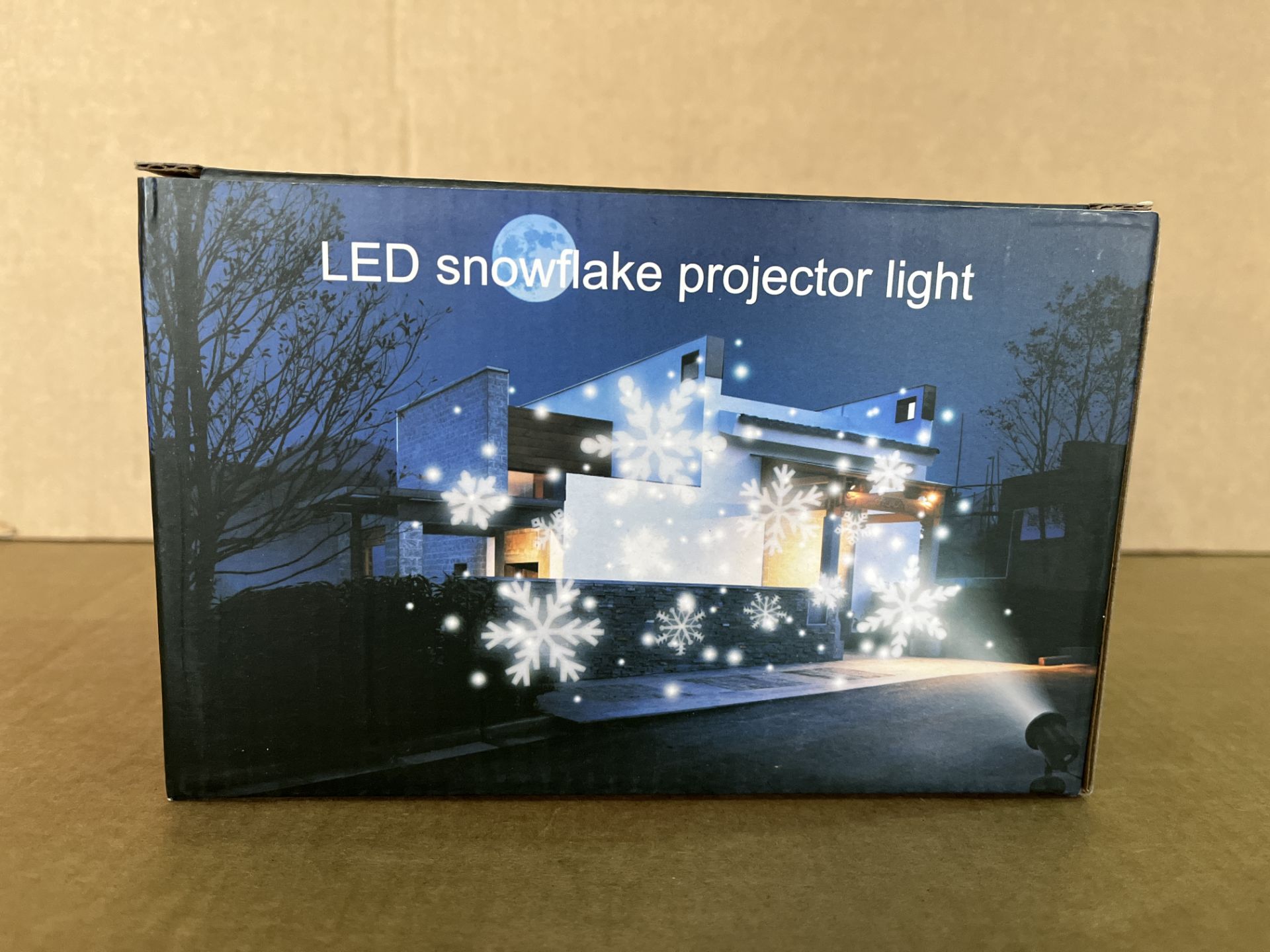 8 X BRAND NEW LED SNOWFLAKE GARDEN LANSCAPE PROJECTRO LIGHTS R15