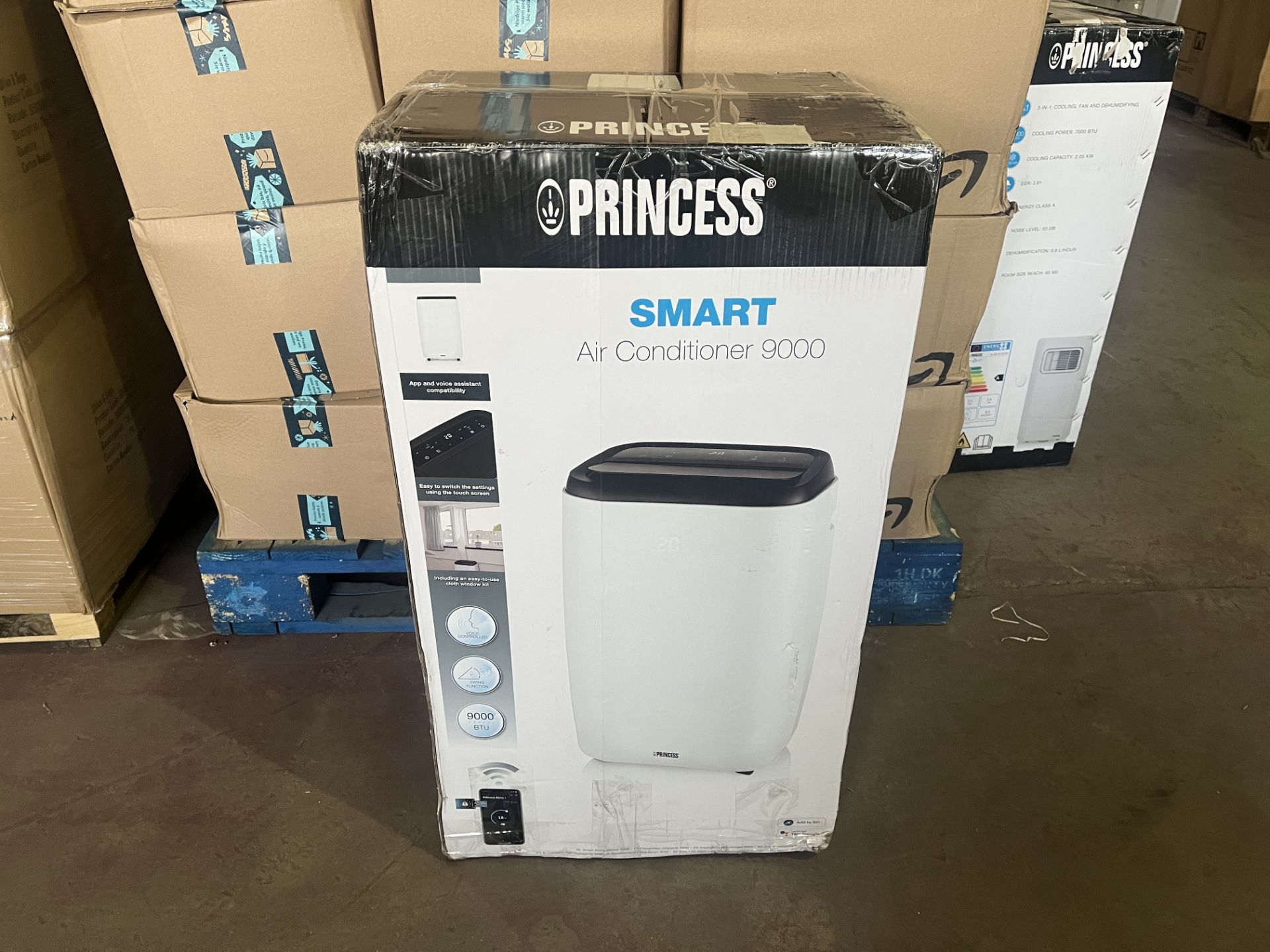 PRINCESS 9000 BTU AIR CONDITIONING UNIT RRP £399 R17C