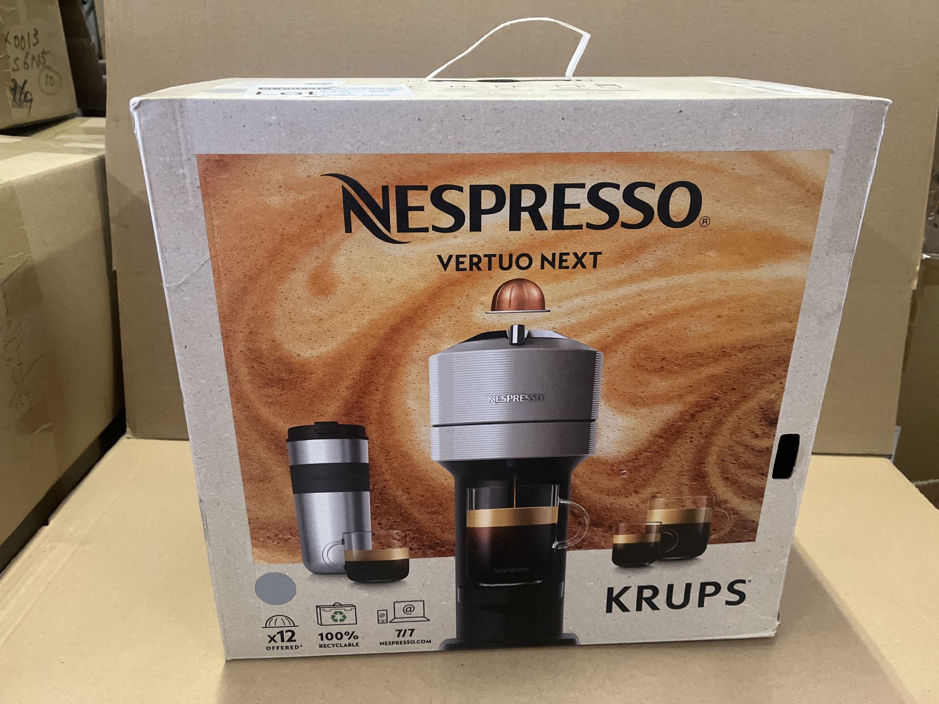 NESPRESSO KRUPS VERTUO NEXT COFFEE MACHINE S2