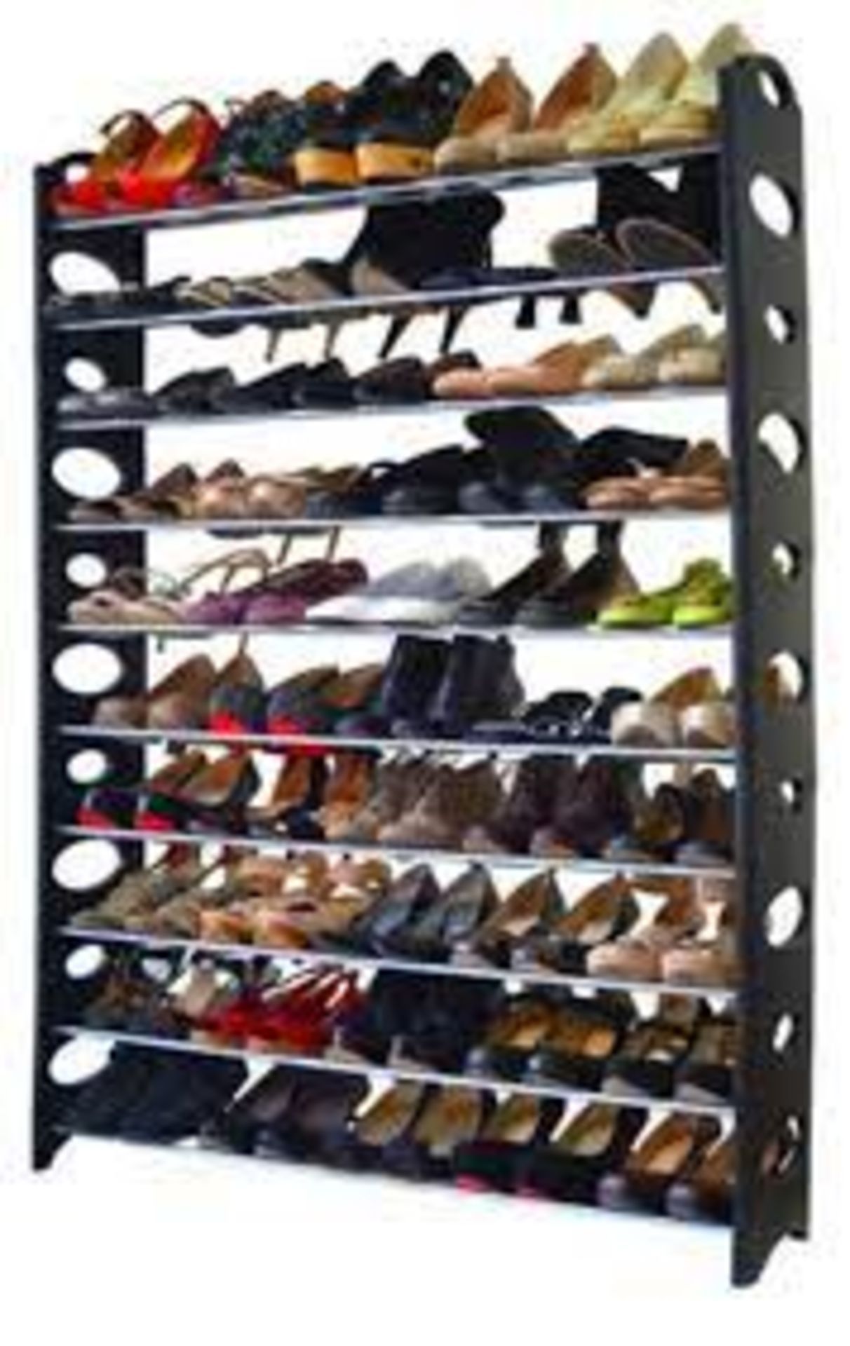 12 X BRAND NEW LUXURY 10 TIER SHOE RACKS R17