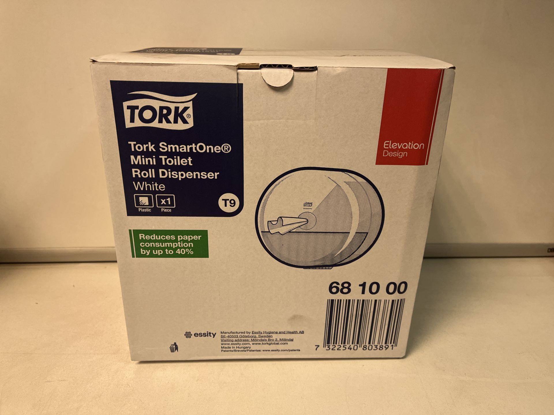 5 X BRAND NEW TORK 68100 SMART ONE MINI TOILET ROLL DISPENSER RRP £99 EACH R10