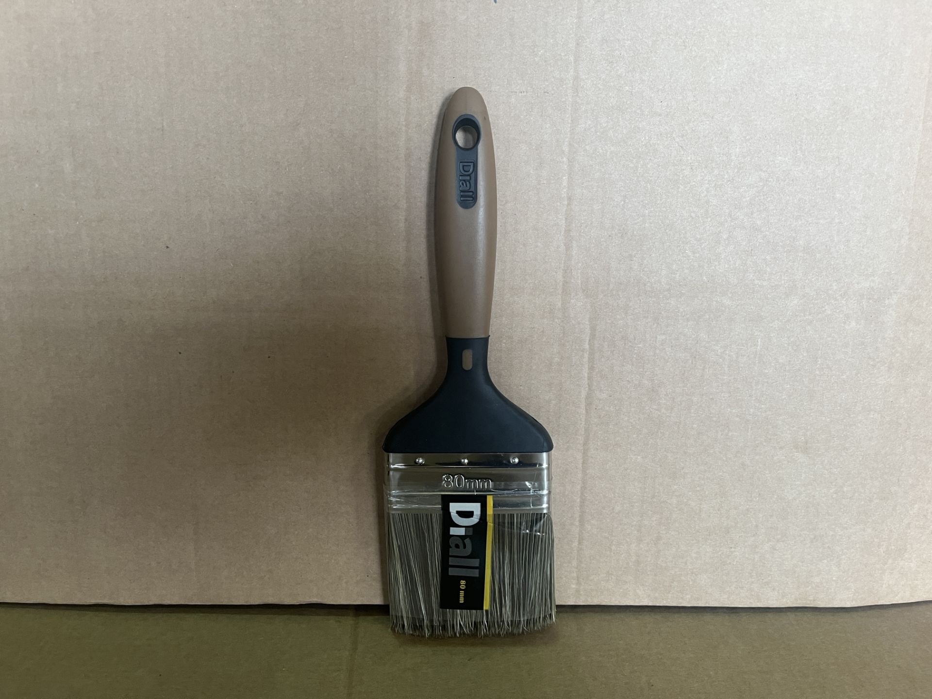 5 X BRAND NEW PACKS OF 18 DIALL 80MM TIMBERCARE FLAT BRUSHES R15