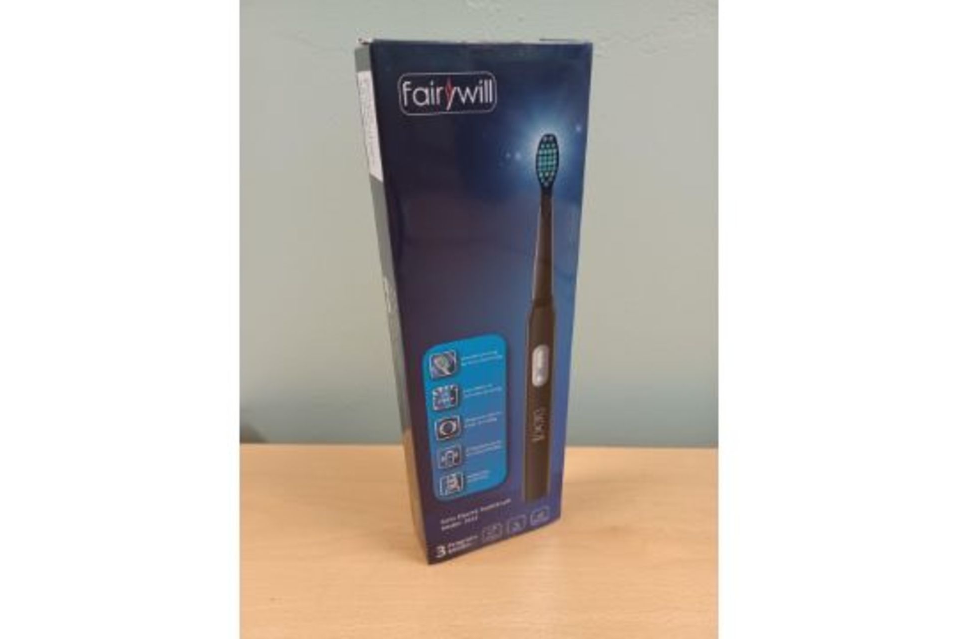 4 X BRAND NEW BOXED FAIRYWELL MODEL2011 SONIC ELECTRIC TOOTHBRUSHES. 3 PROGRAMME MODES (OFC)