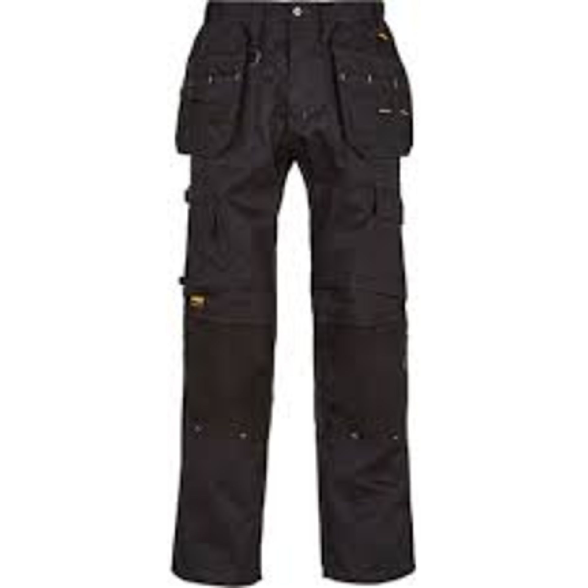 3 x NEW PACKAGED PAIRS OF DEWALT PRO TRADESMAN WORK TROUSERS. (ROW3)