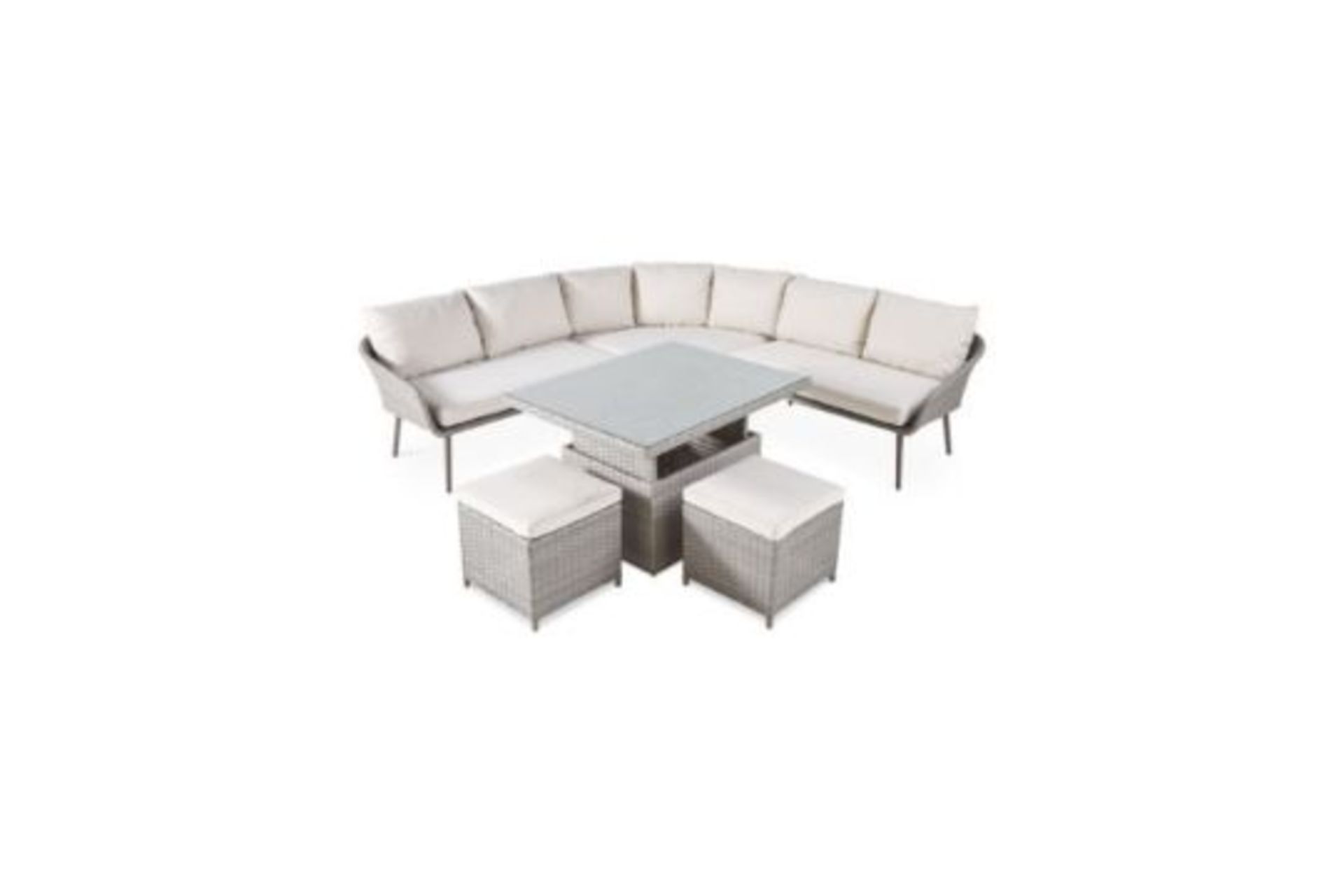 Multifunctional Lounge & Dining Corner Sofa Dining Set. Enjoy the warmer weather with this Luxury - Image 2 of 2