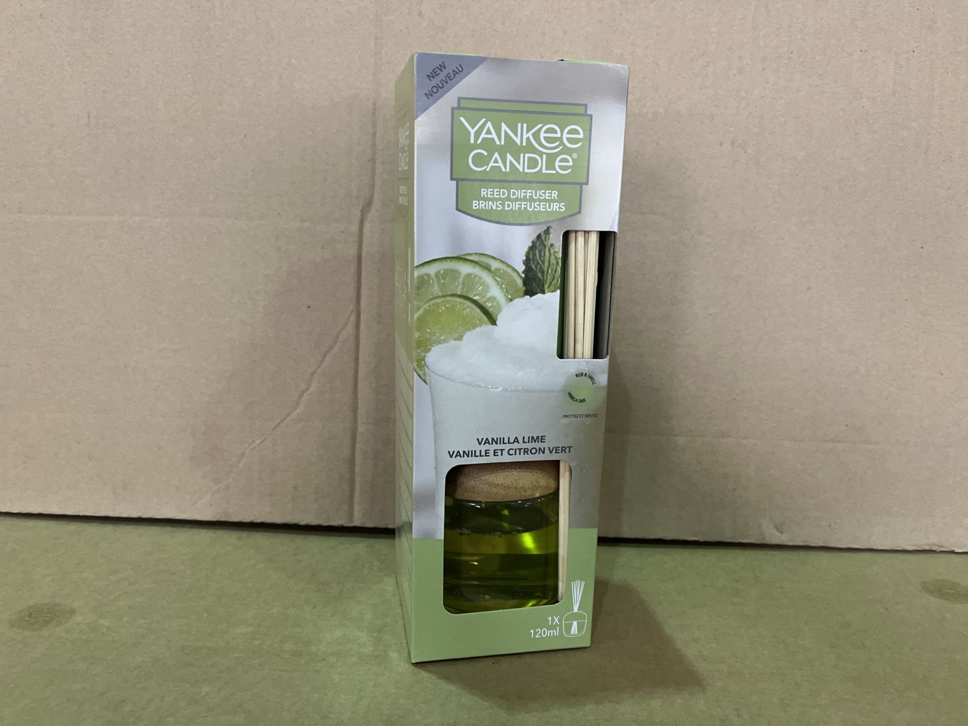 7 X BRAND NEW YANKEE CANDLE VANILLA LIME REED DIFUSERS R15