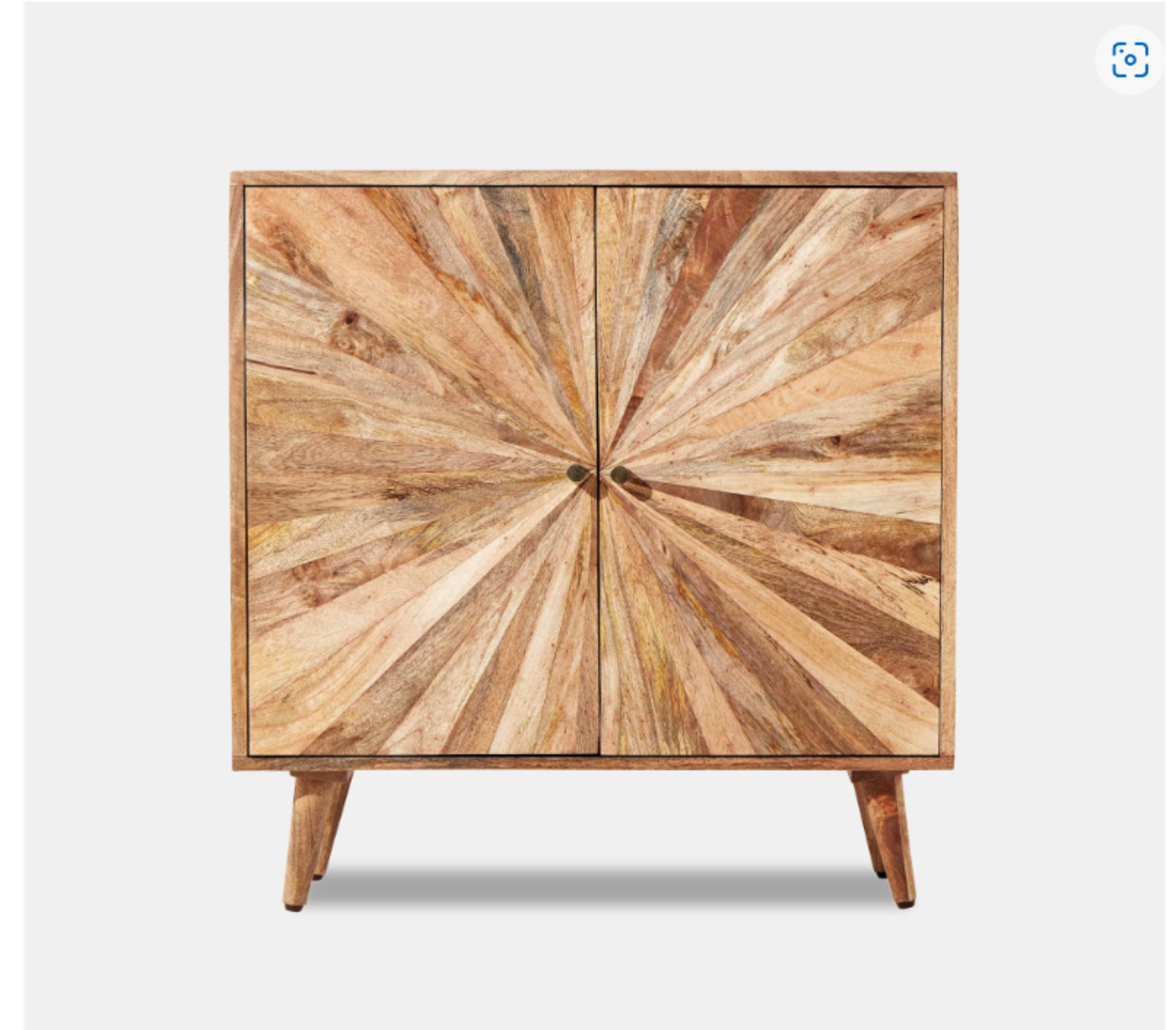 Florence sunburst sideboard, Mango Wood RRP £449 - ROW1