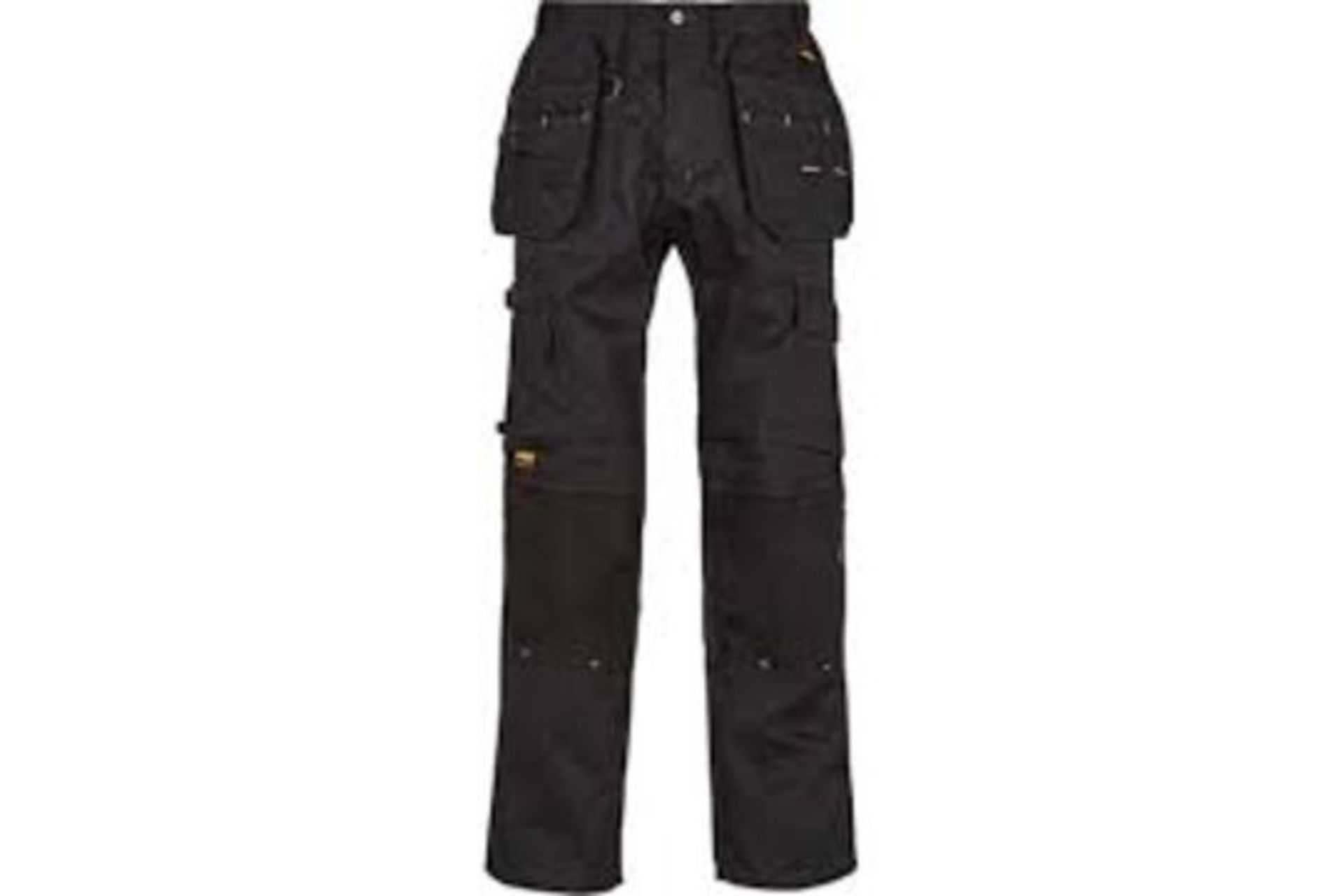 3 x NEW PACKAGED PAIRS OF DEWALT PRO TRADESMAN WORK TROUSERS. (ROW3)