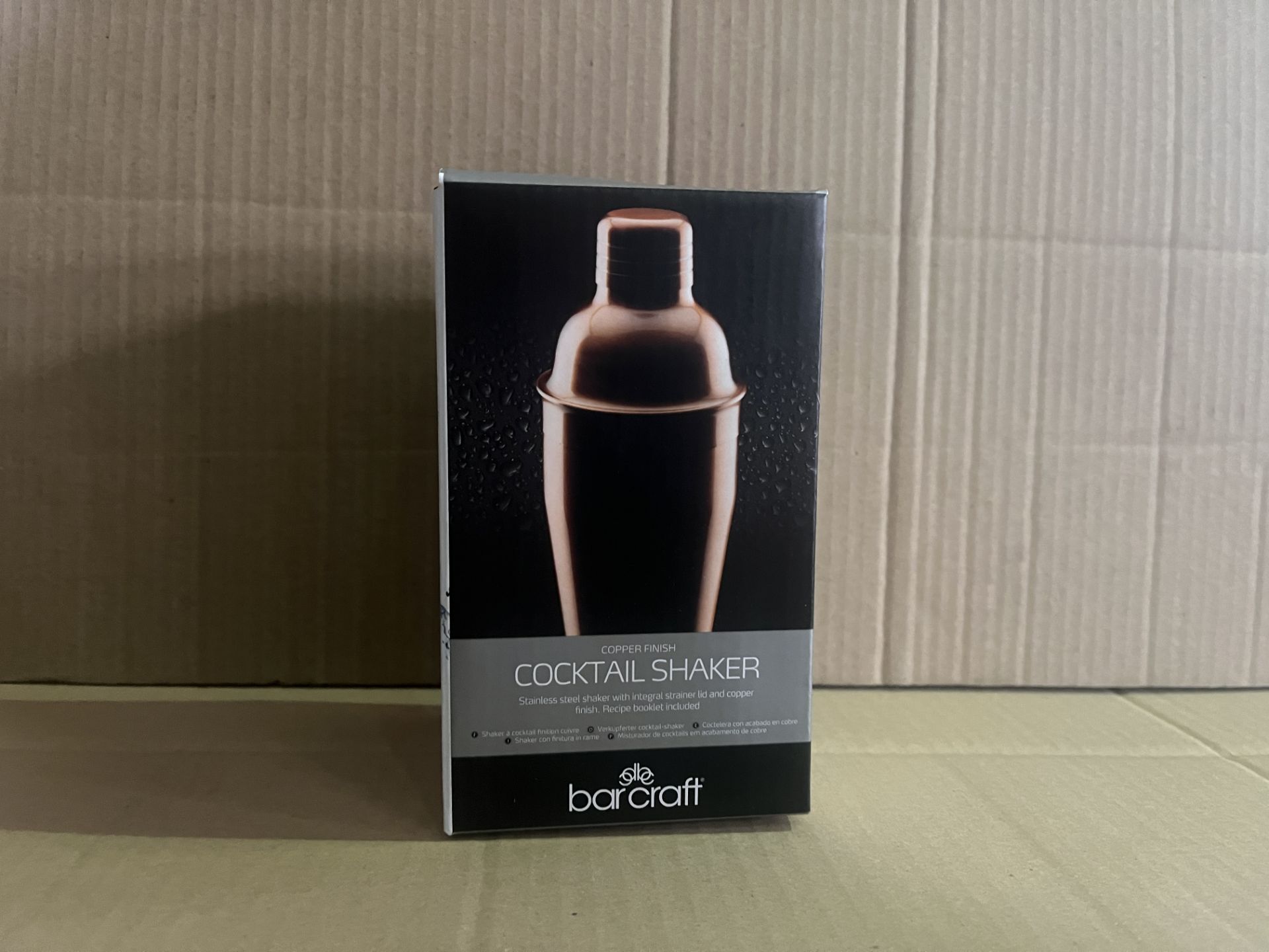 22 X BRAND NEW BARCRAFT COCKTAIL SHAKERS RRP £18 EACH R15