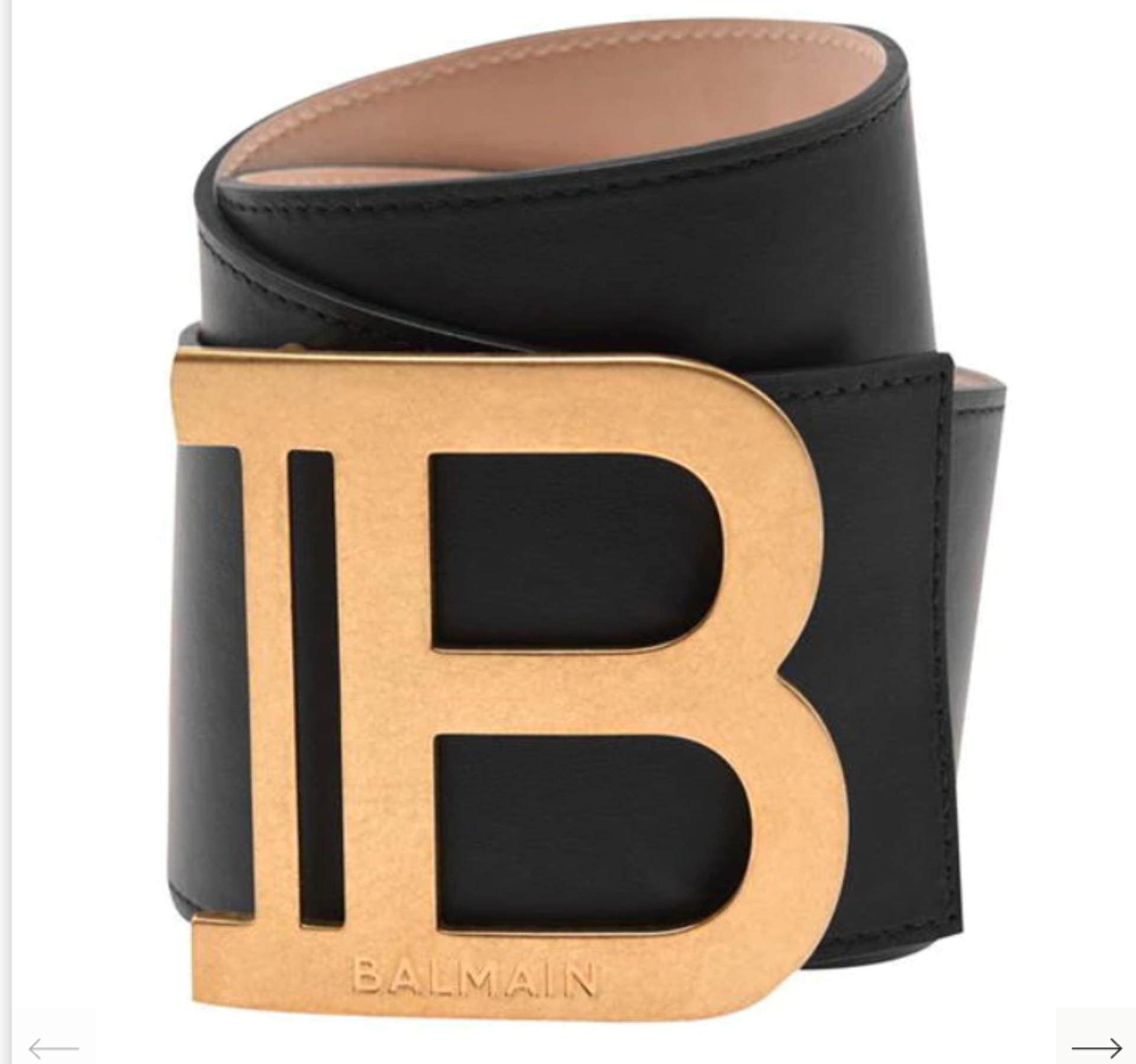 Balmain Womens B Belt, Size 40. RRP £1190. Complete your attire with the B Belt Belt by balmain. A