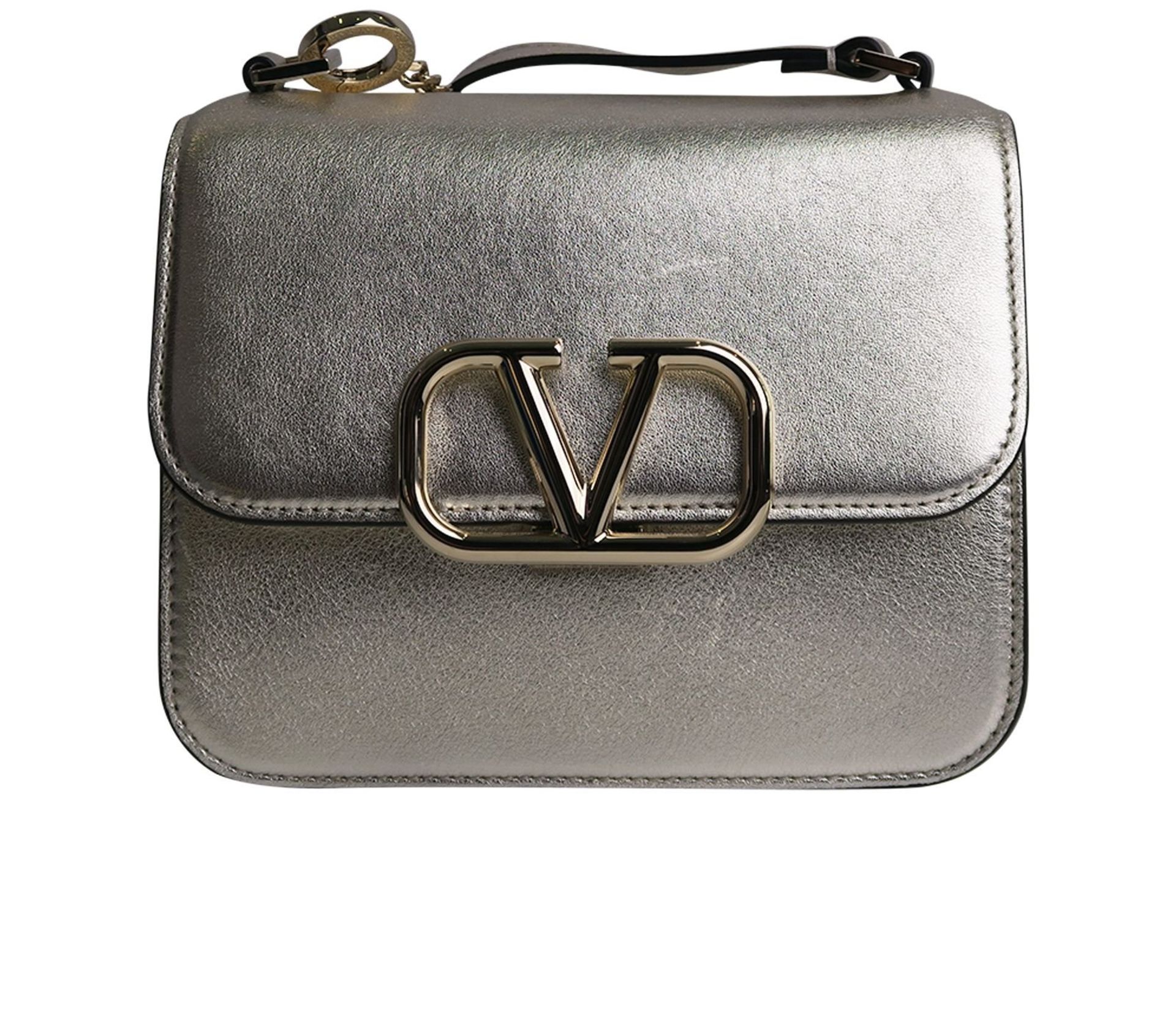 Valentino V SLing Small Shoulder Bag. RRP £1,890. Look stylish in this Silver Small Valentino Bag,