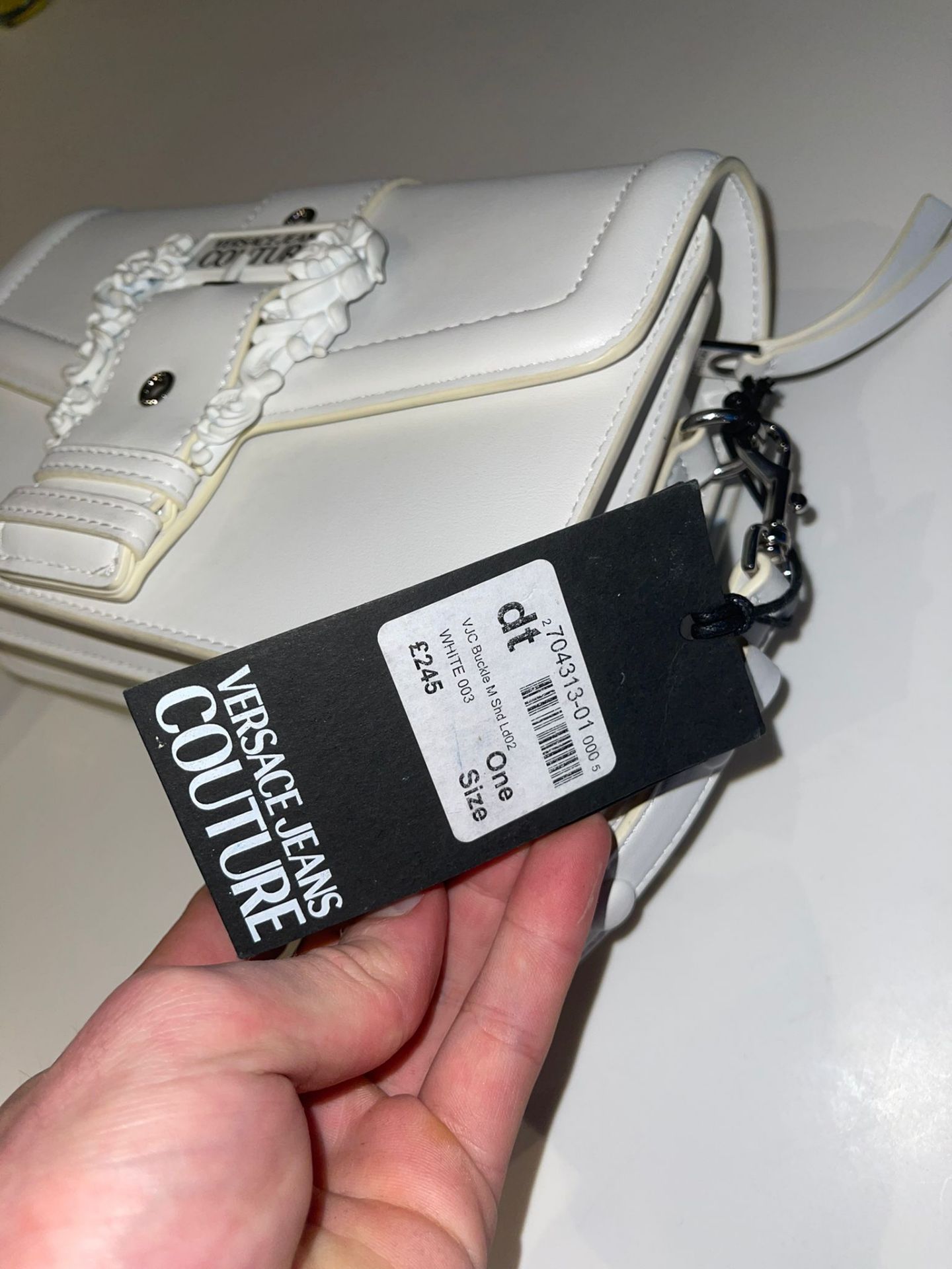 Versace Jeans Couture GRANA BUCKLE DISCO BAG - Handbag. RRP £245.00 - Image 2 of 4